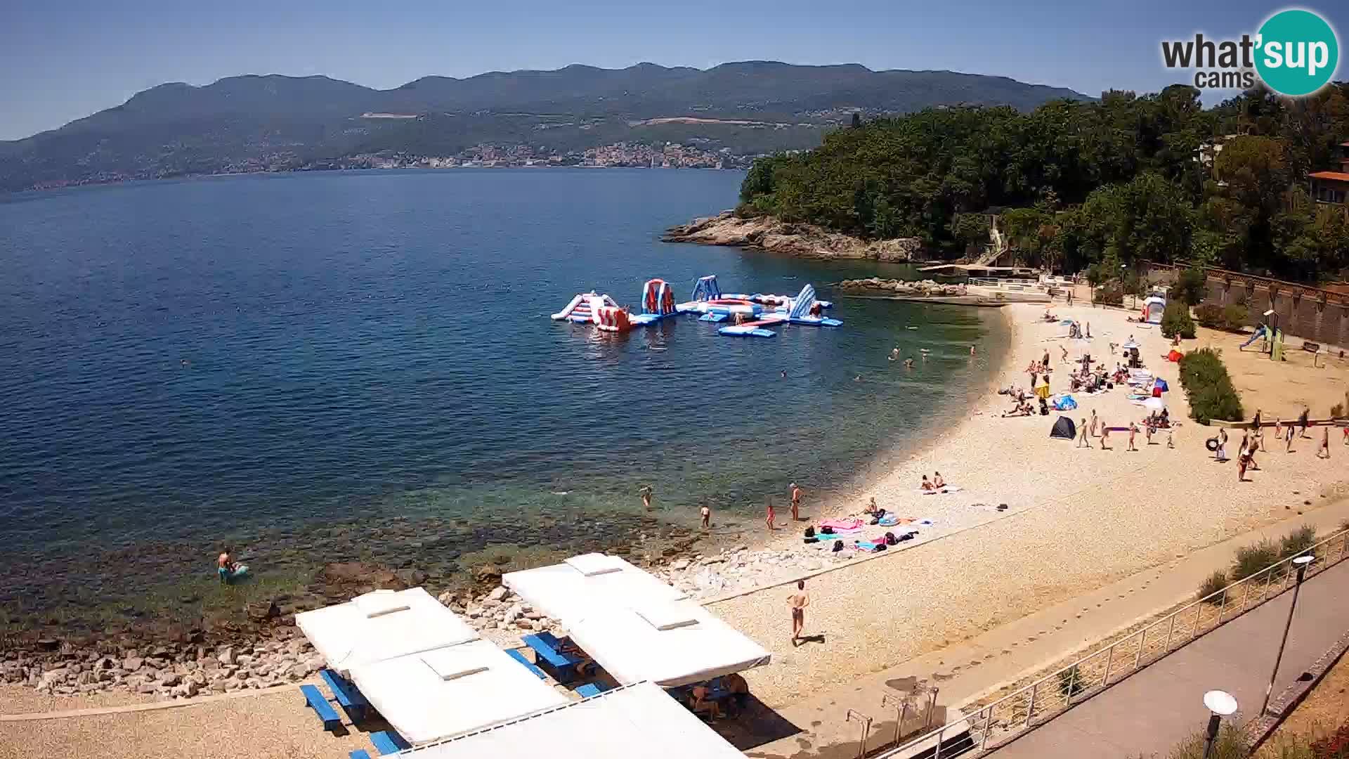 Rijeka web kamera plaža pri Bazenih Kantrida