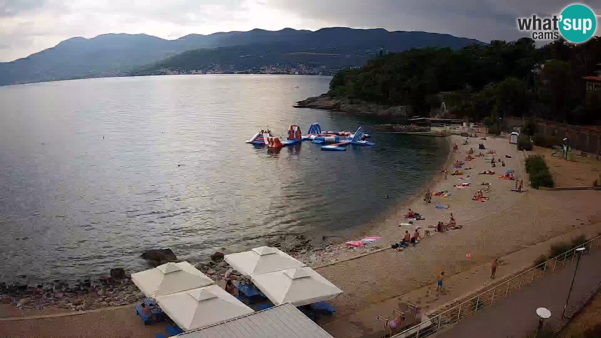 Rijeka web kamera plaža pri Bazenih Kantrida