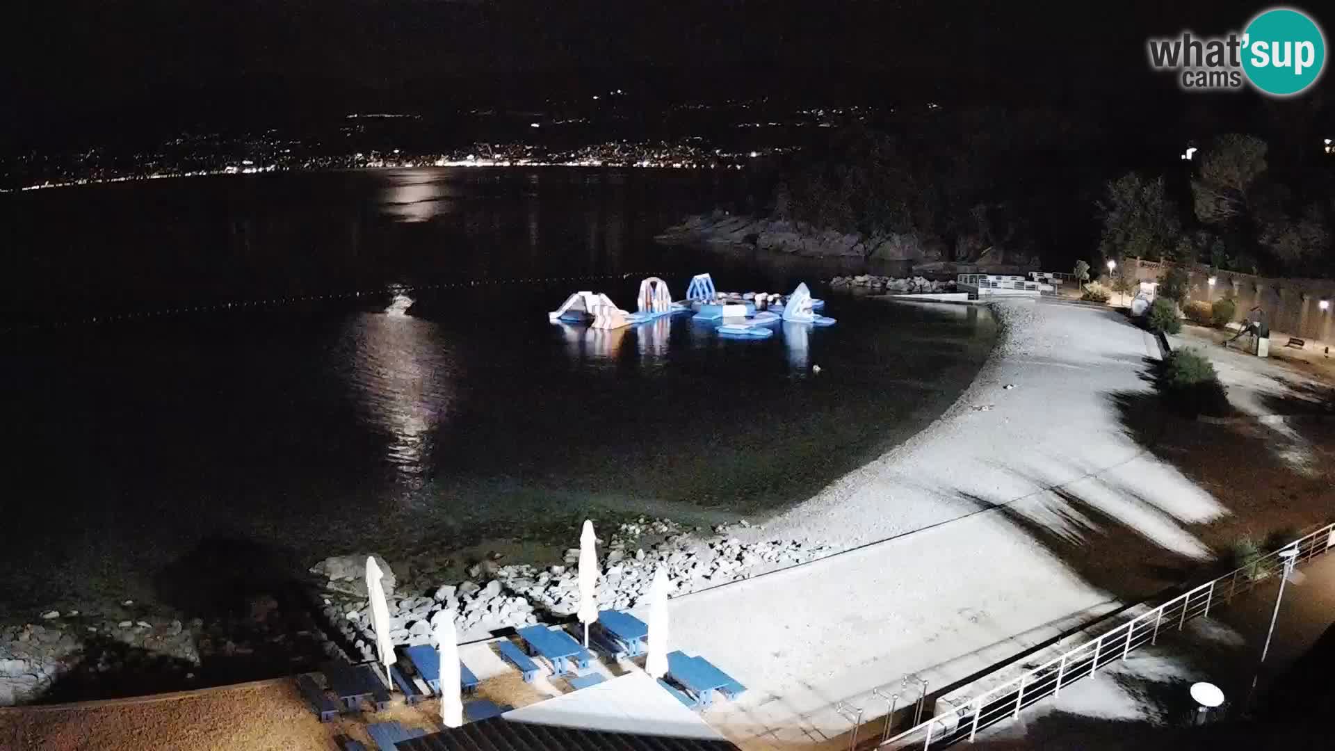 LIVE Webcam Rijeka beach Swimming pools Kantrida