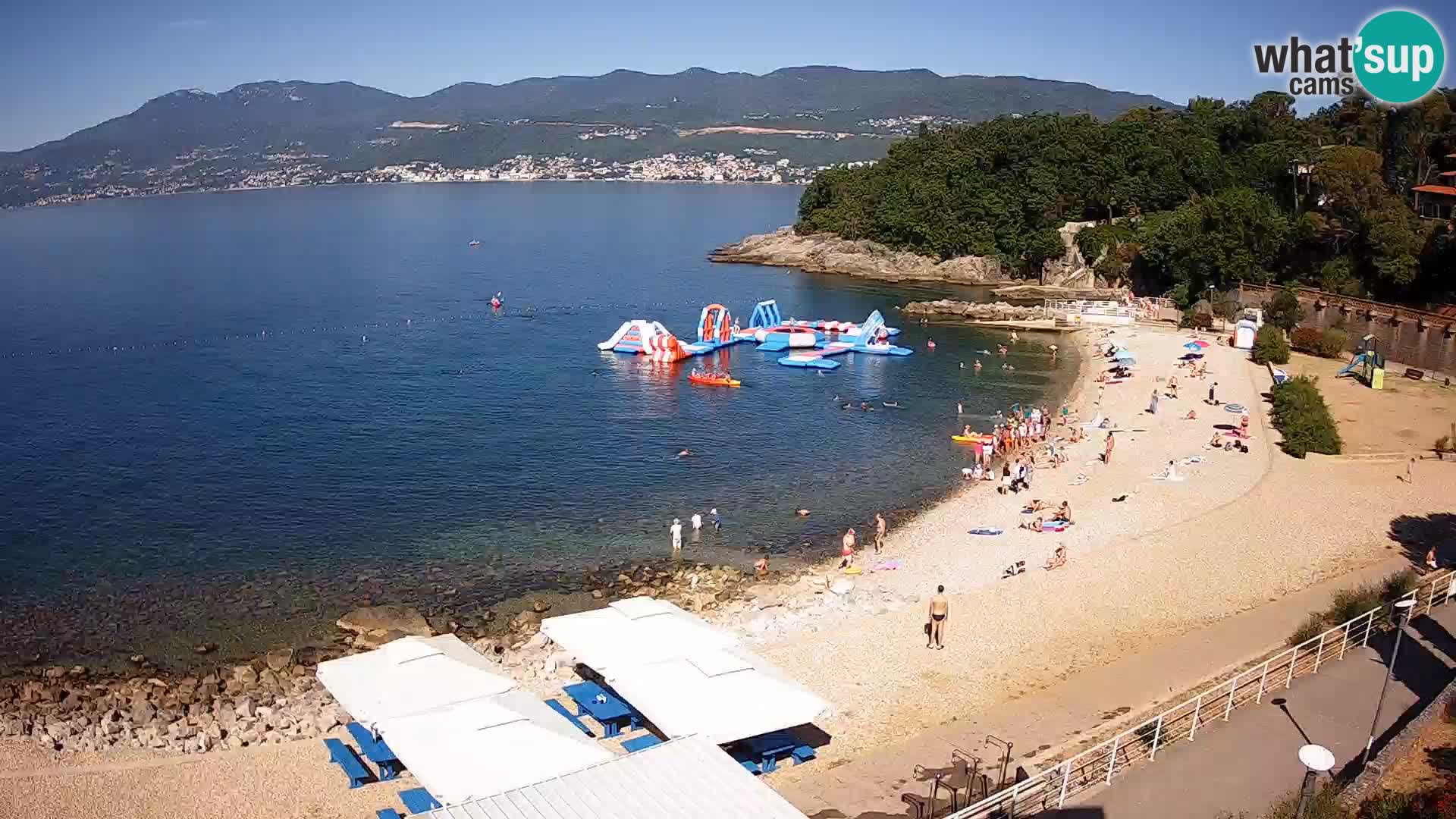 LIVE Webcam Rijeka beach Swimming pools Kantrida