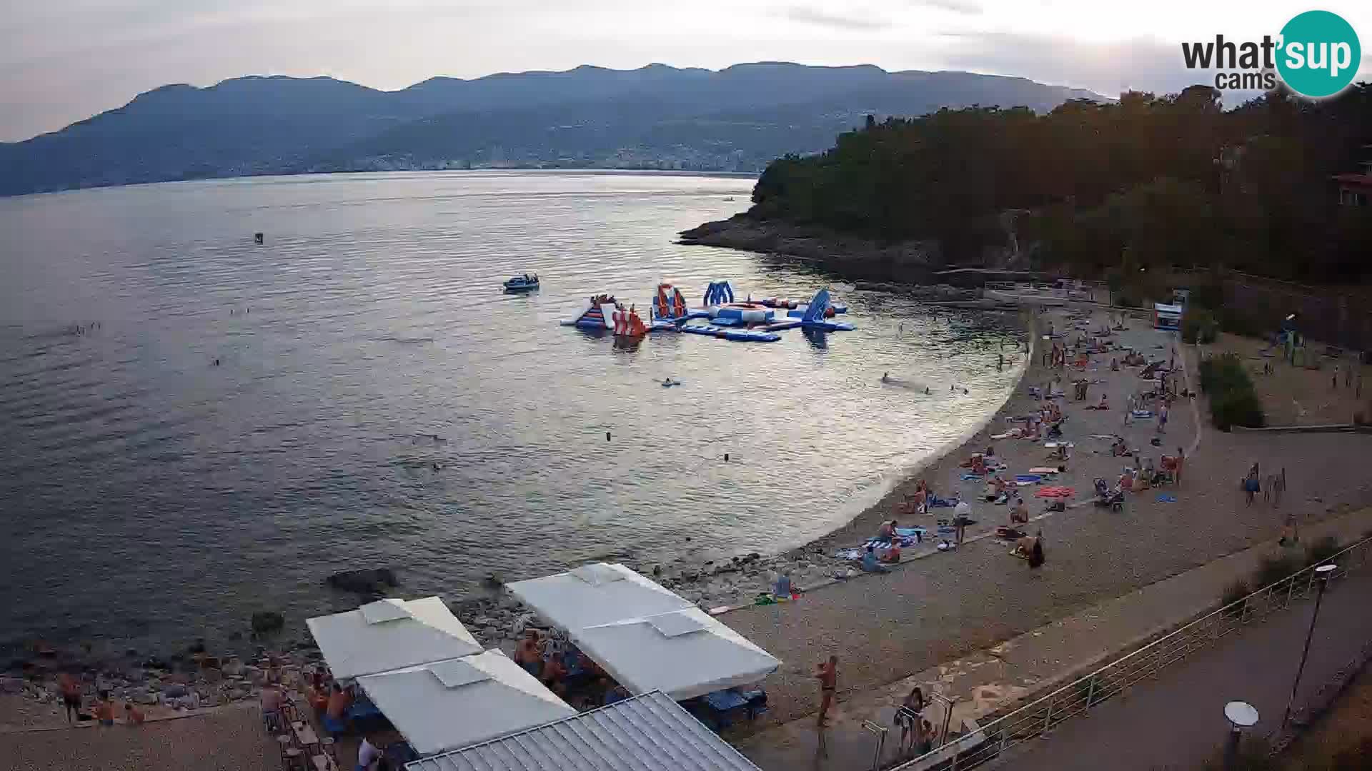 Rijeka web kamera plaža pri Bazenih Kantrida