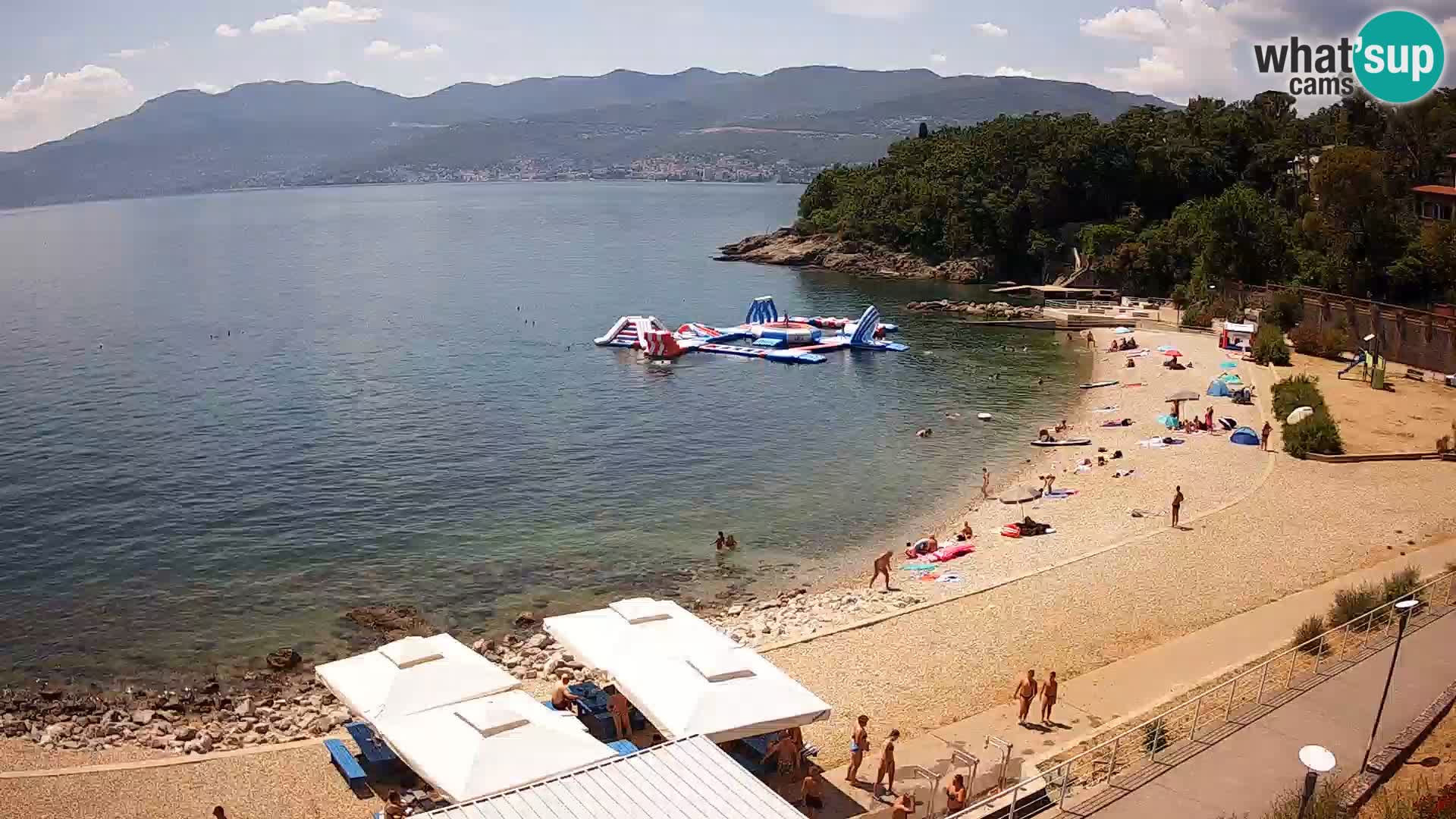 Reka Spletna kamera  plaža pri Bazenih Kantrida