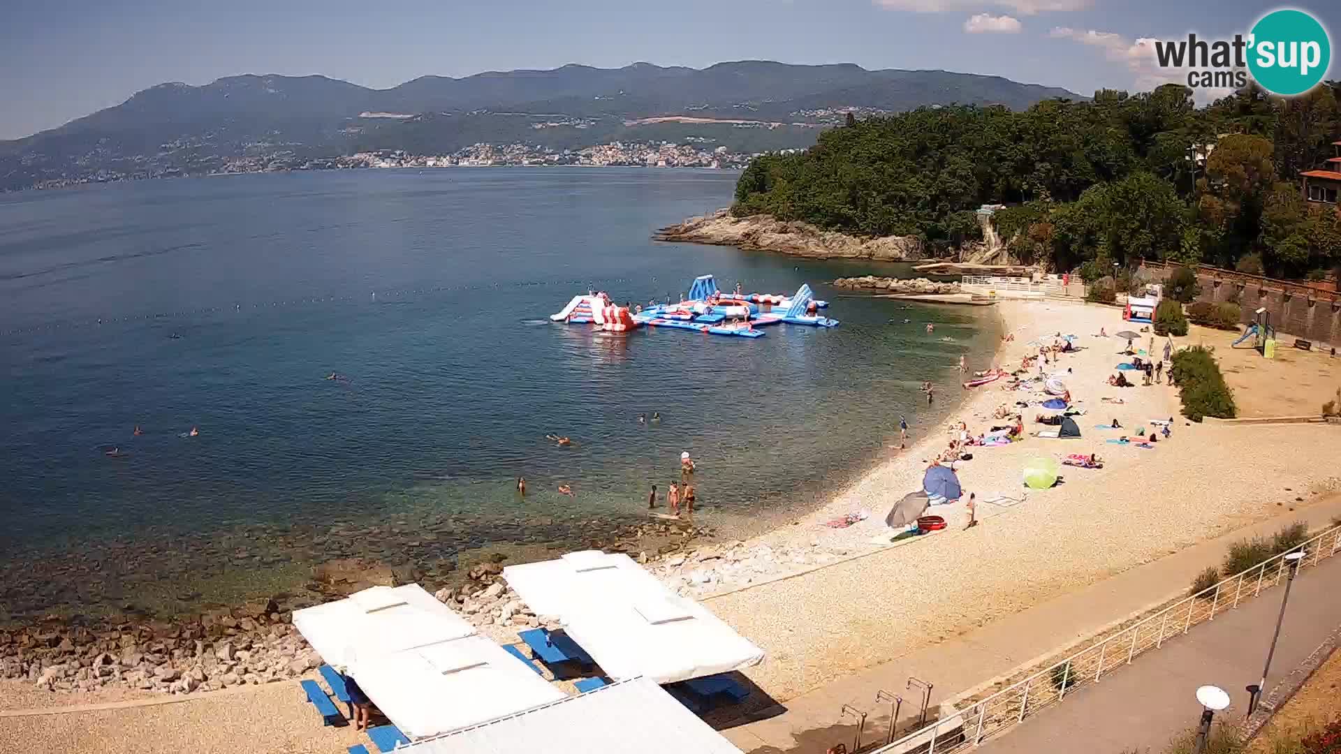LIVE Webcam Fiume spiaggia piscine Kantrida