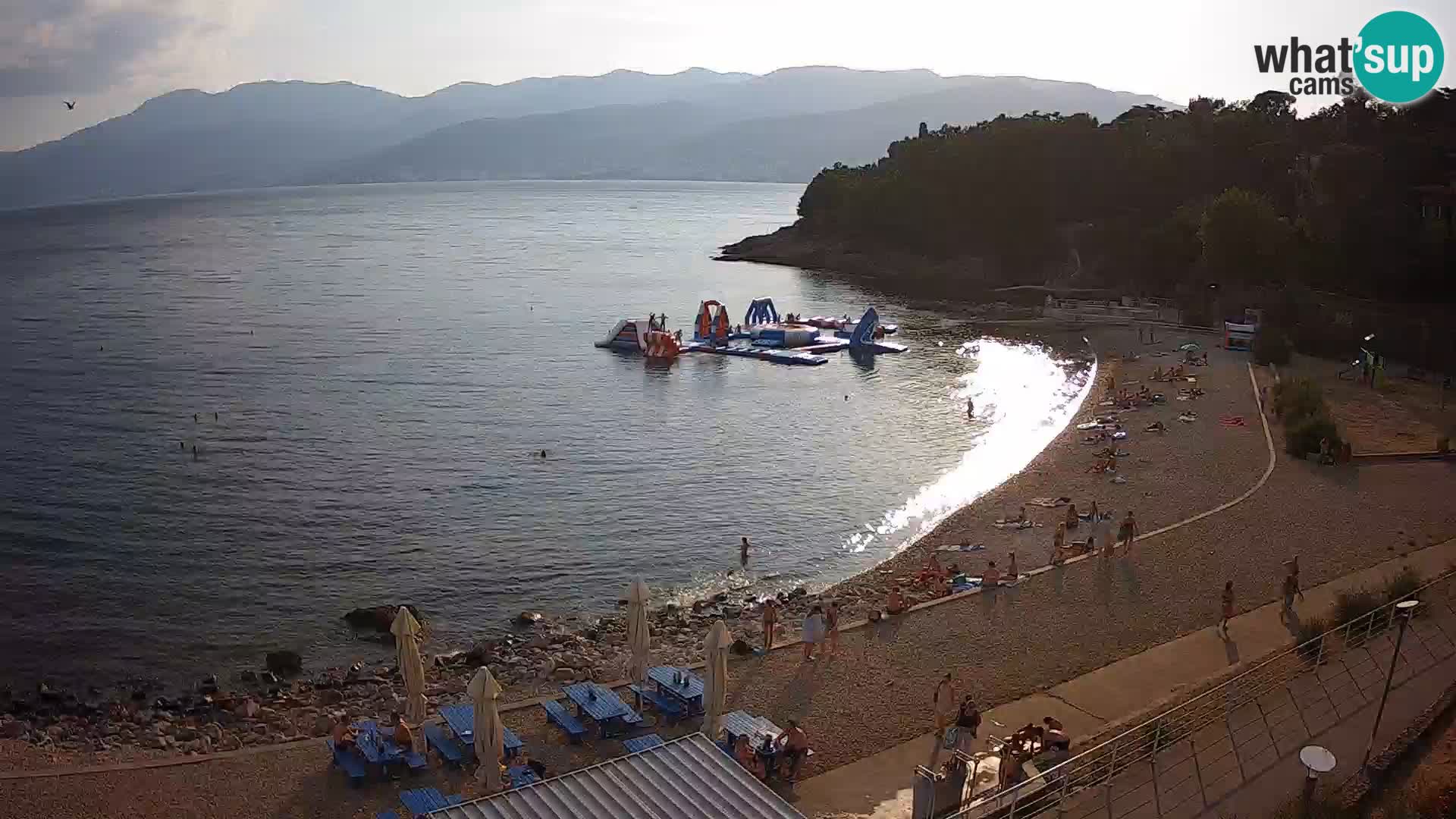 LIVE Webcam Rijeka beach Swimming pools Kantrida