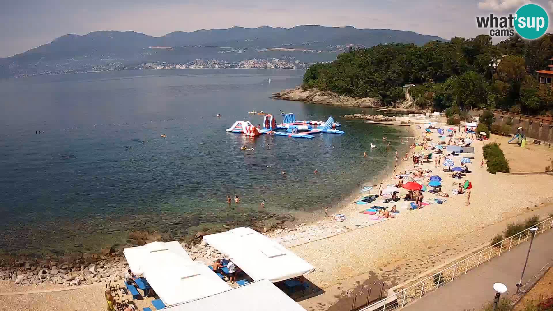 LIVE Webcam Rijeka beach Swimming pools Kantrida