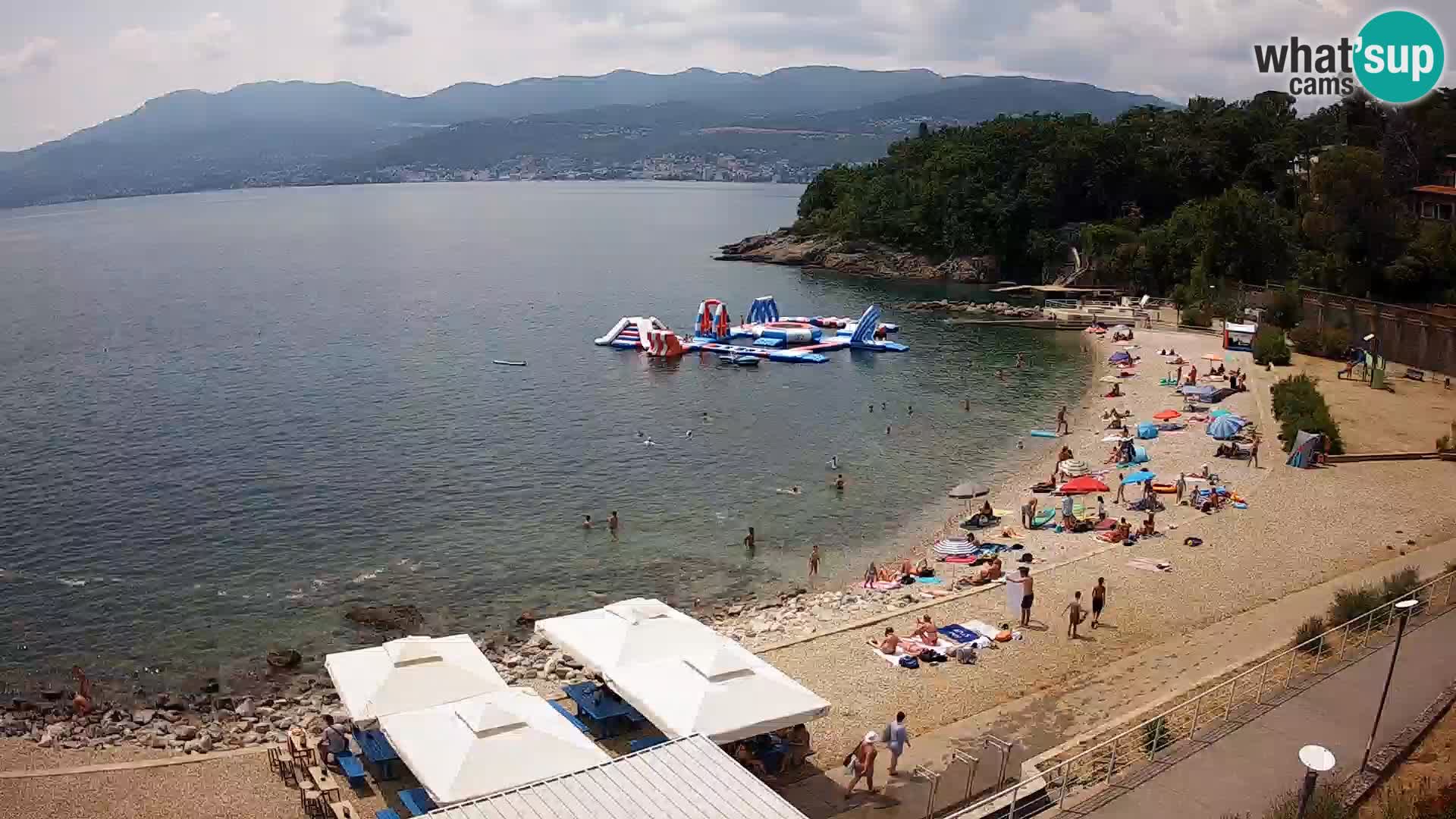 LIVE Webcam Rijeka beach Swimming pools Kantrida