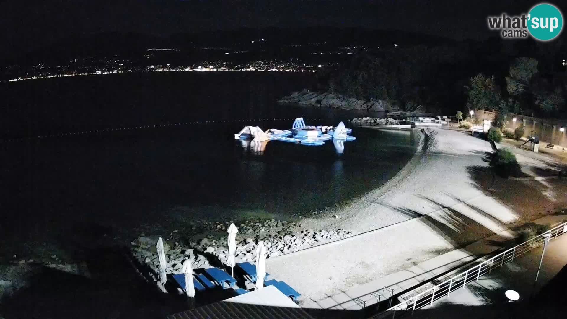 Reka Spletna kamera  plaža pri Bazenih Kantrida