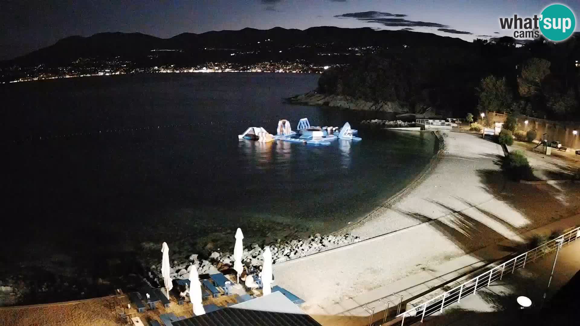LIVE Webcam Rijeka beach Swimming pools Kantrida