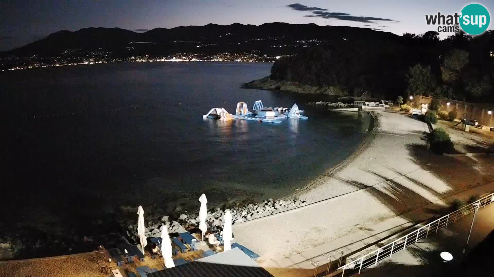 LIVE Webcam Rijeka beach Swimming pools Kantrida