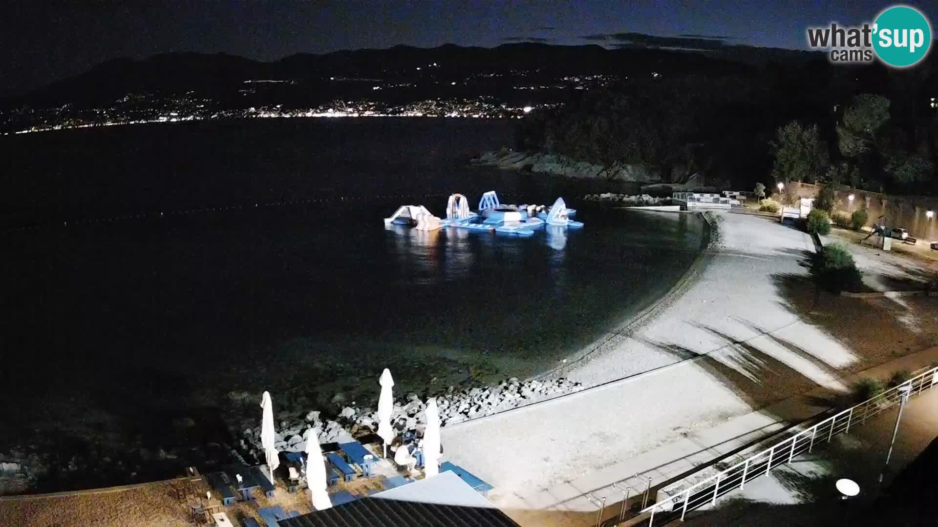 LIVE Webcam Rijeka beach Swimming pools Kantrida