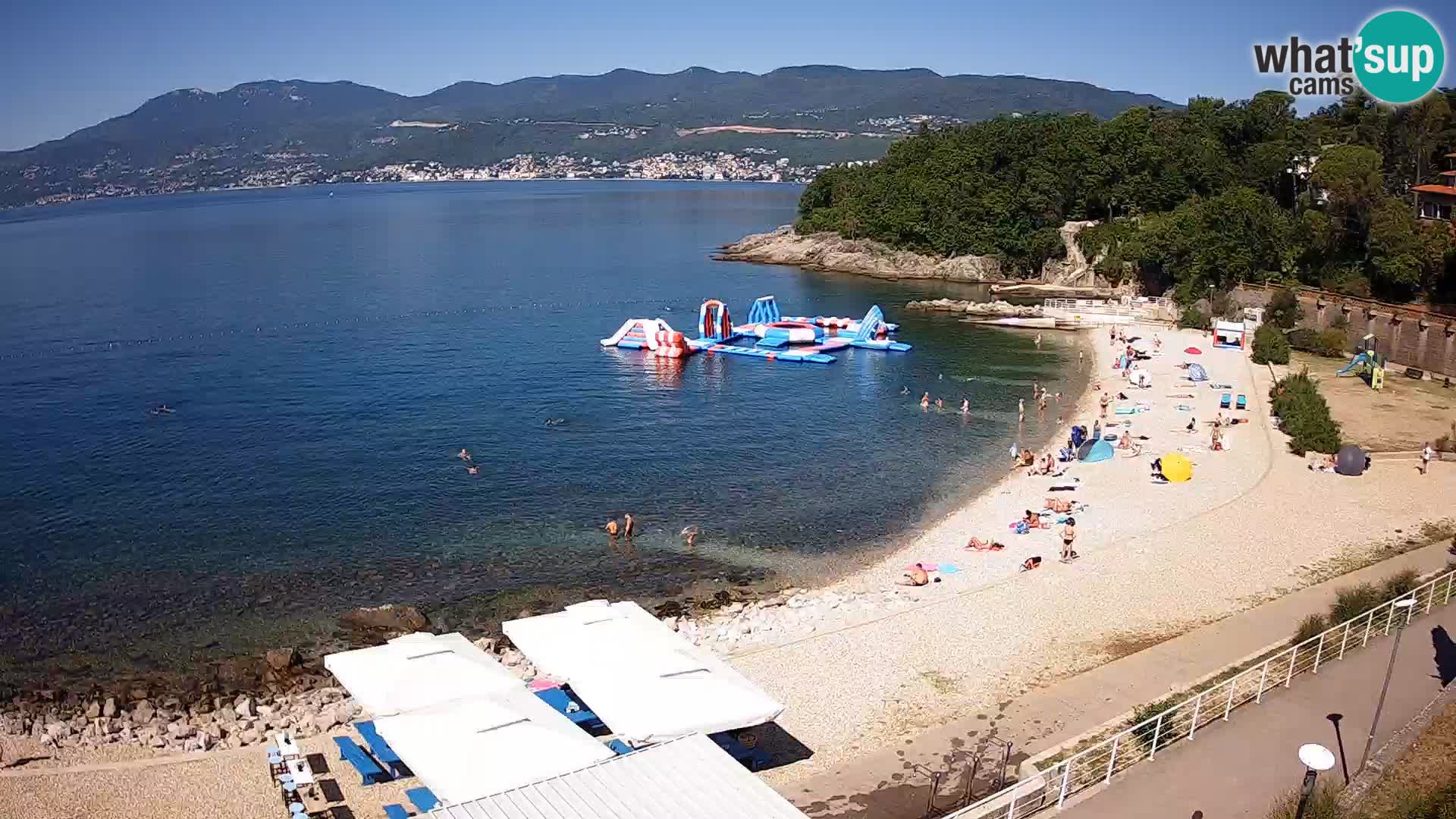 LIVE Webcam Fiume spiaggia piscine Kantrida