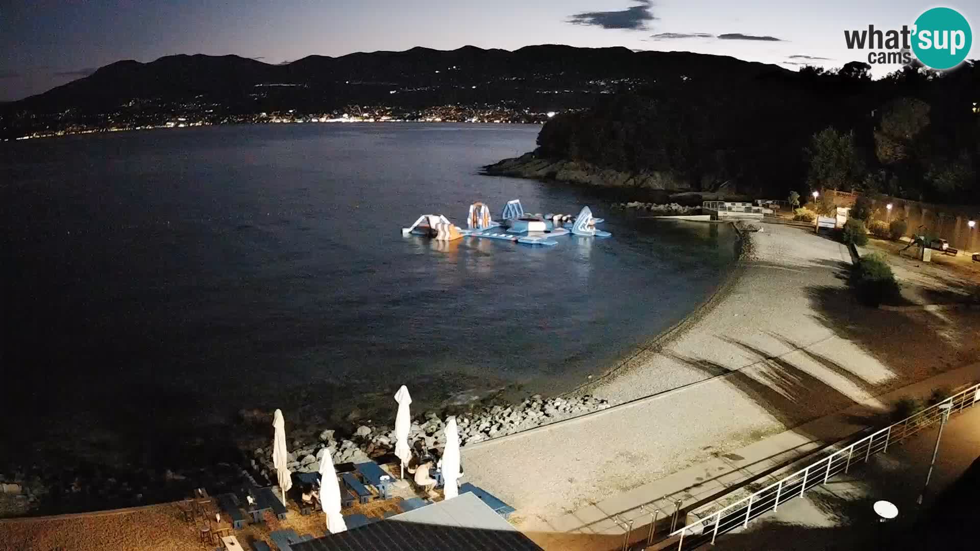 LIVE Webcam Rijeka beach Swimming pools Kantrida
