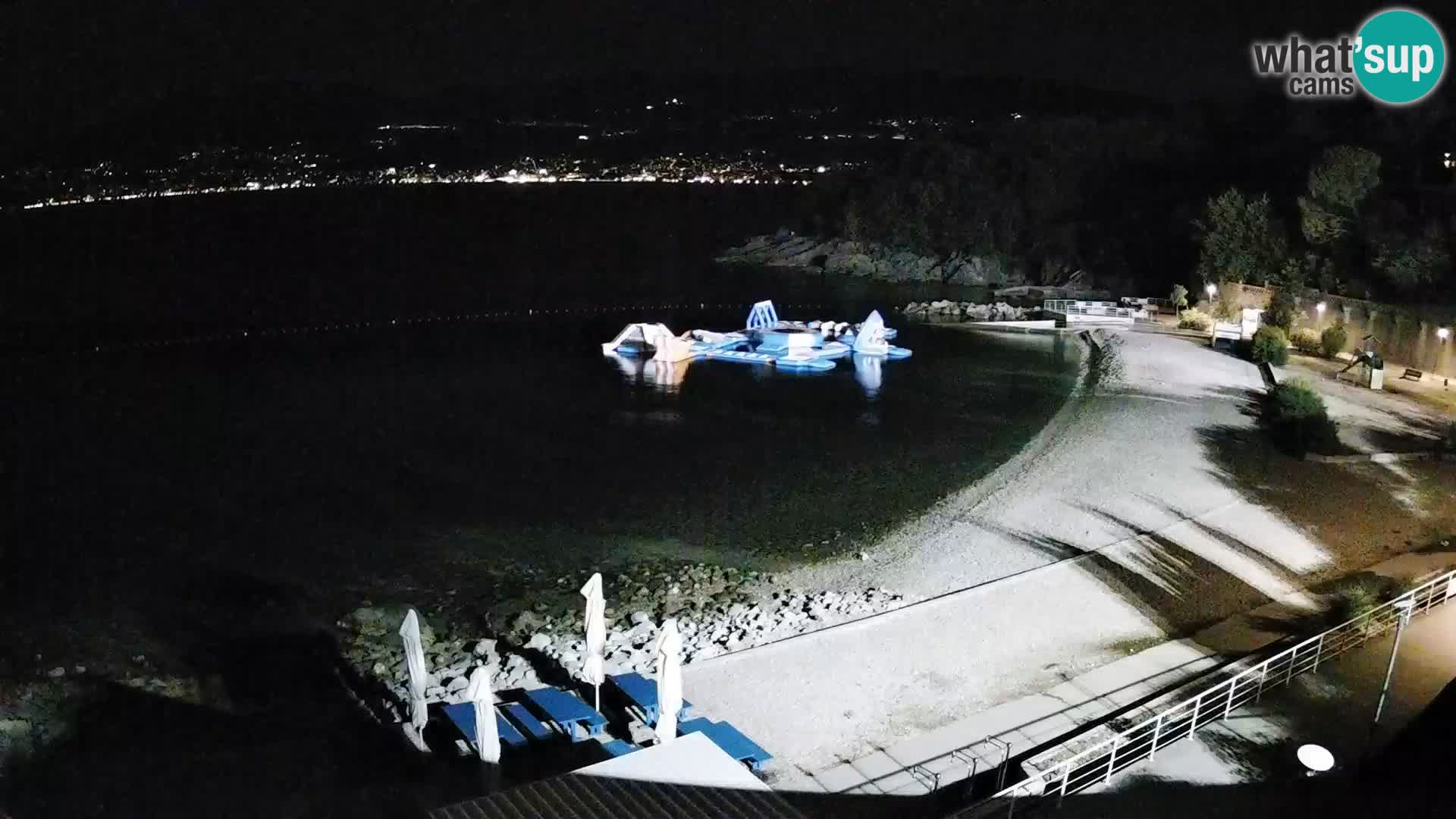 LIVE Webcam Rijeka beach Swimming pools Kantrida