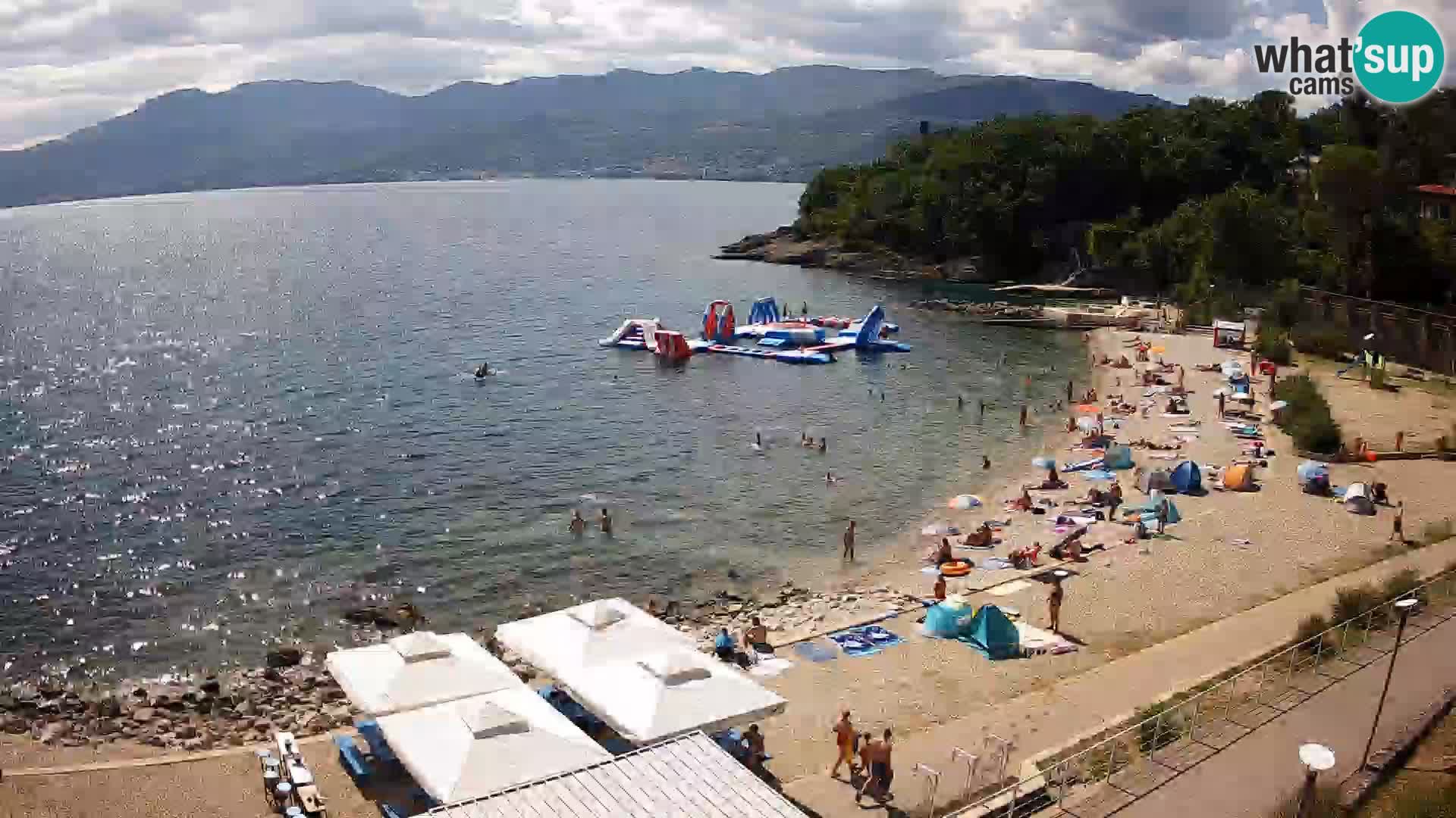 Reka Spletna kamera  plaža pri Bazenih Kantrida