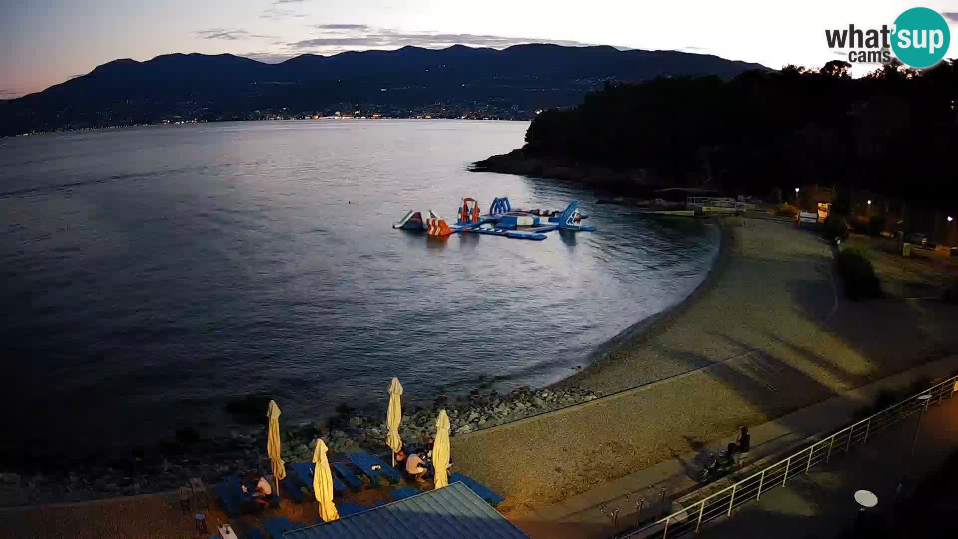 LIVE Webcam Rijeka beach Swimming pools Kantrida