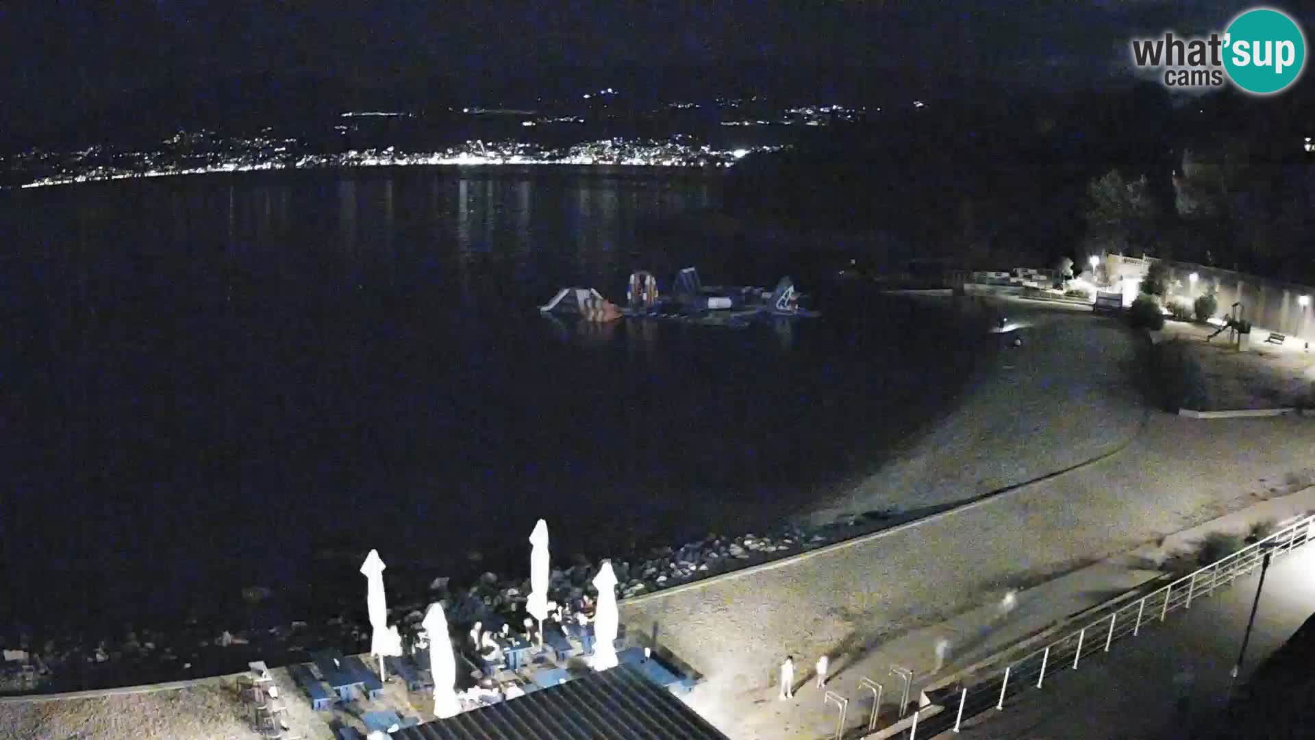 Reka Spletna kamera  plaža pri Bazenih Kantrida