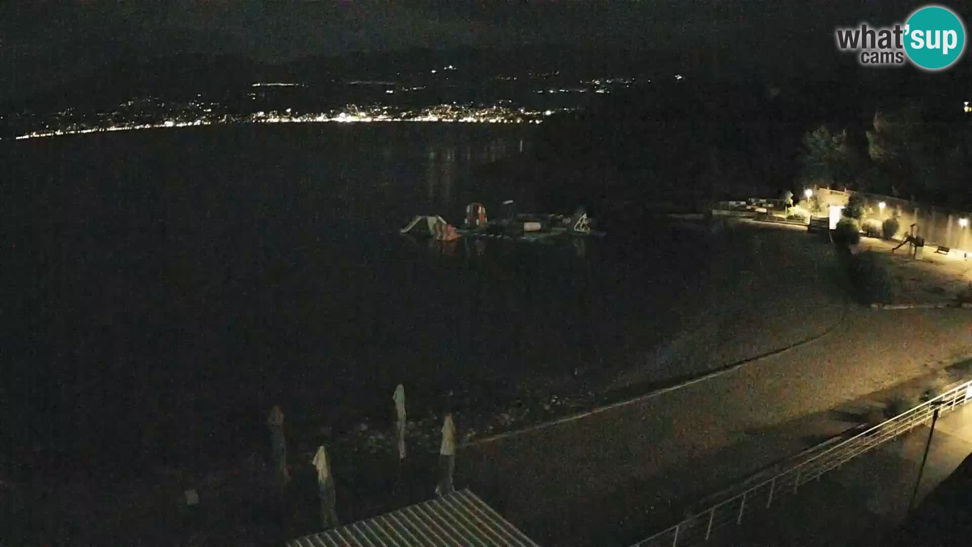 Rijeka web kamera plaža pri Bazenih Kantrida