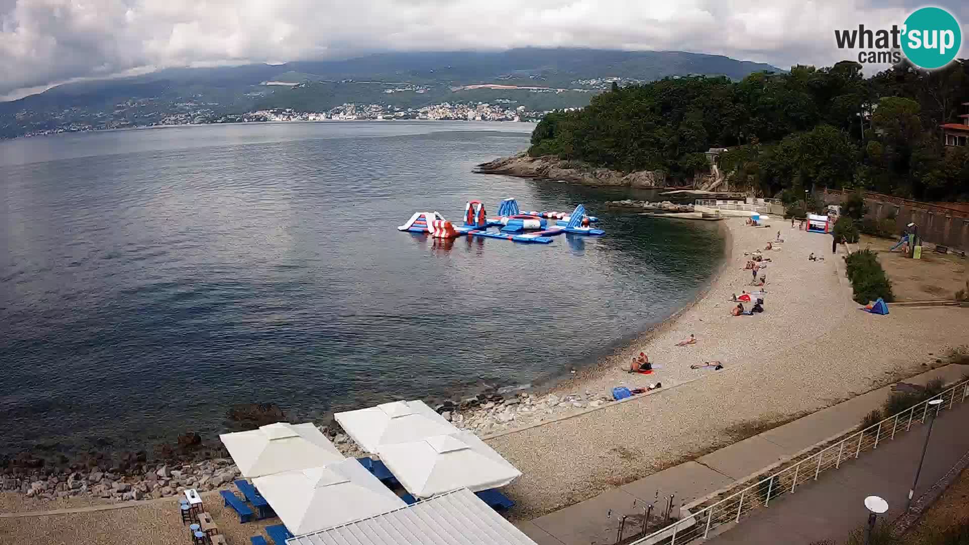 Reka Spletna kamera  plaža pri Bazenih Kantrida