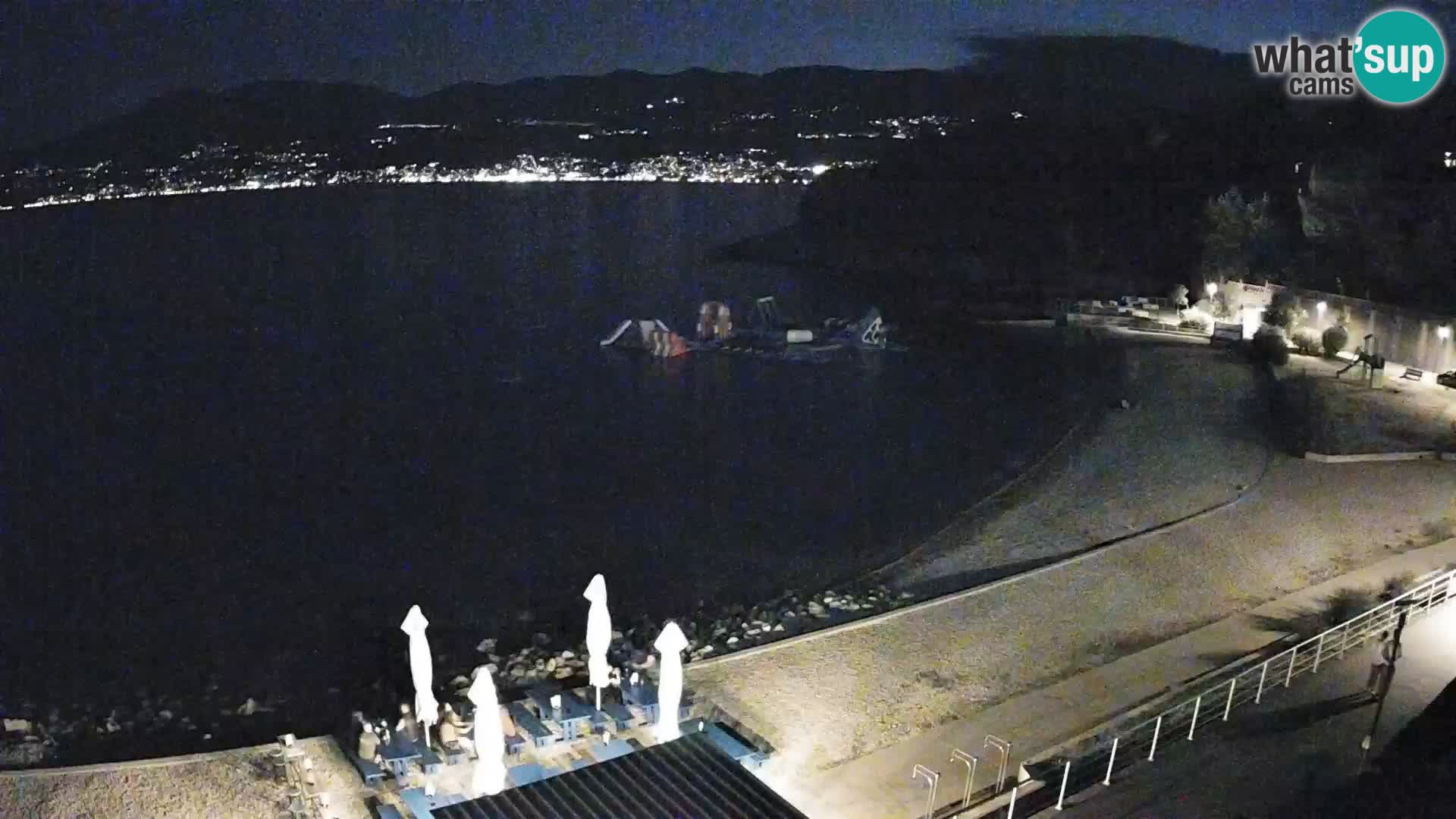 Reka Spletna kamera  plaža pri Bazenih Kantrida