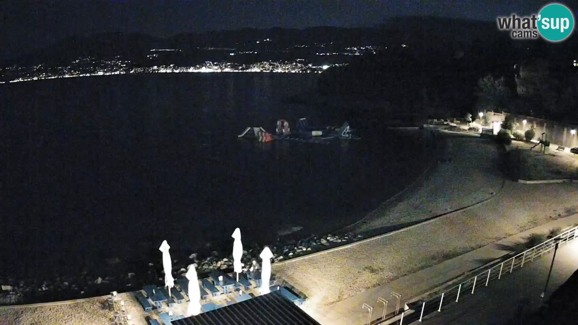 Rijeka web kamera plaža pri Bazenih Kantrida