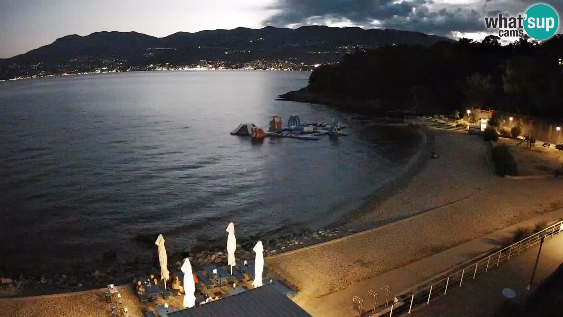 LIVE Webcam Rijeka beach Swimming pools Kantrida