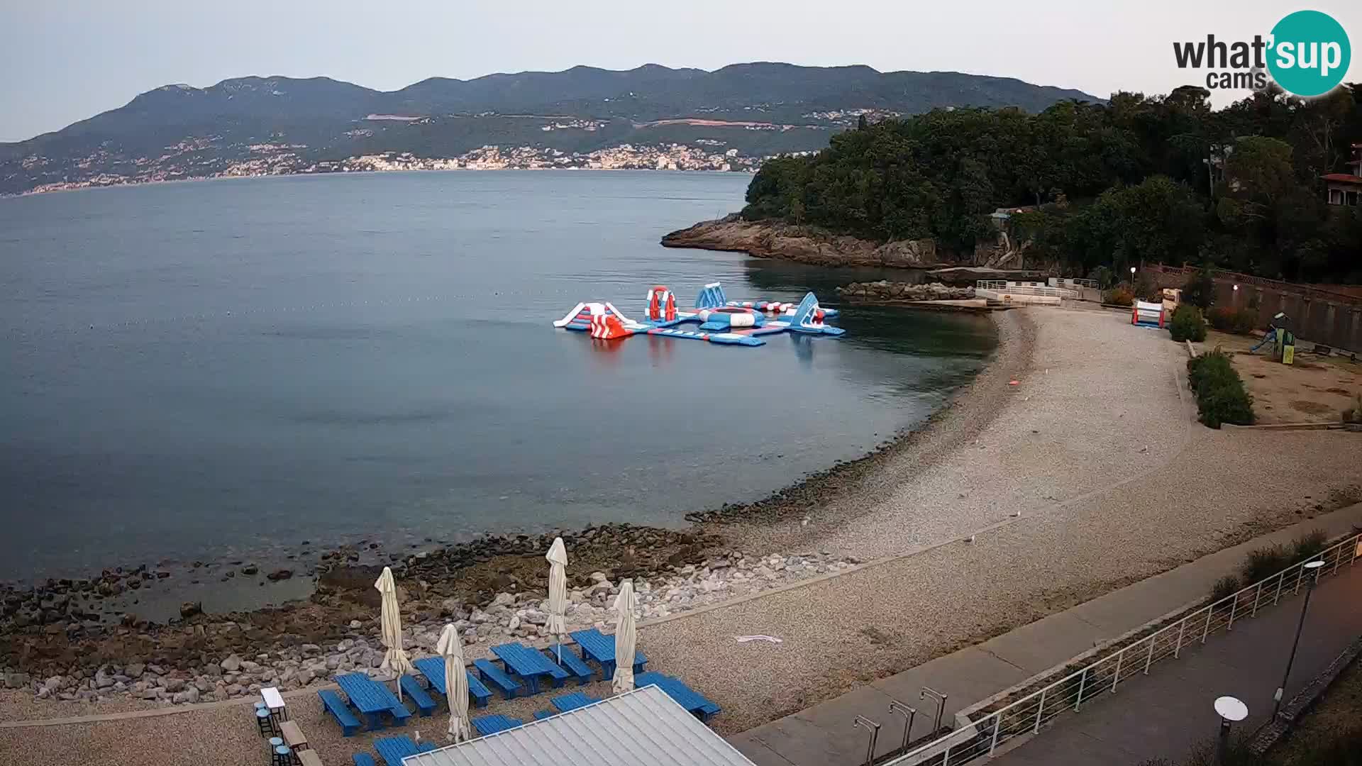 LIVE Webcam Rijeka beach Swimming pools Kantrida