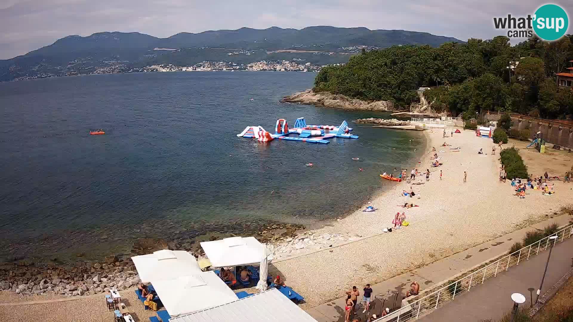 Reka Spletna kamera  plaža pri Bazenih Kantrida