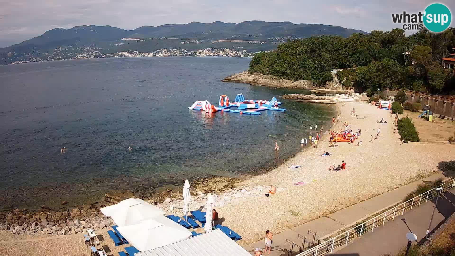 LIVE Webcam Rijeka beach Swimming pools Kantrida