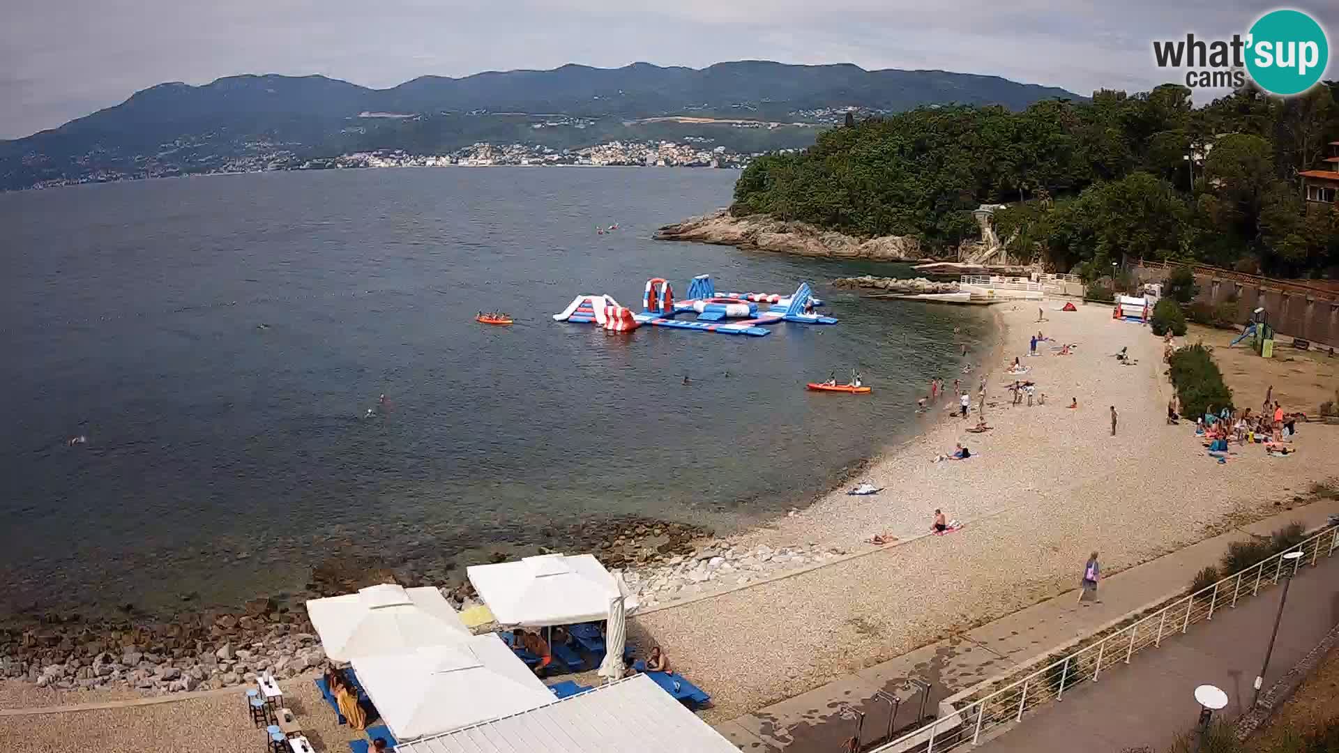 LIVE Webcam Fiume spiaggia piscine Kantrida