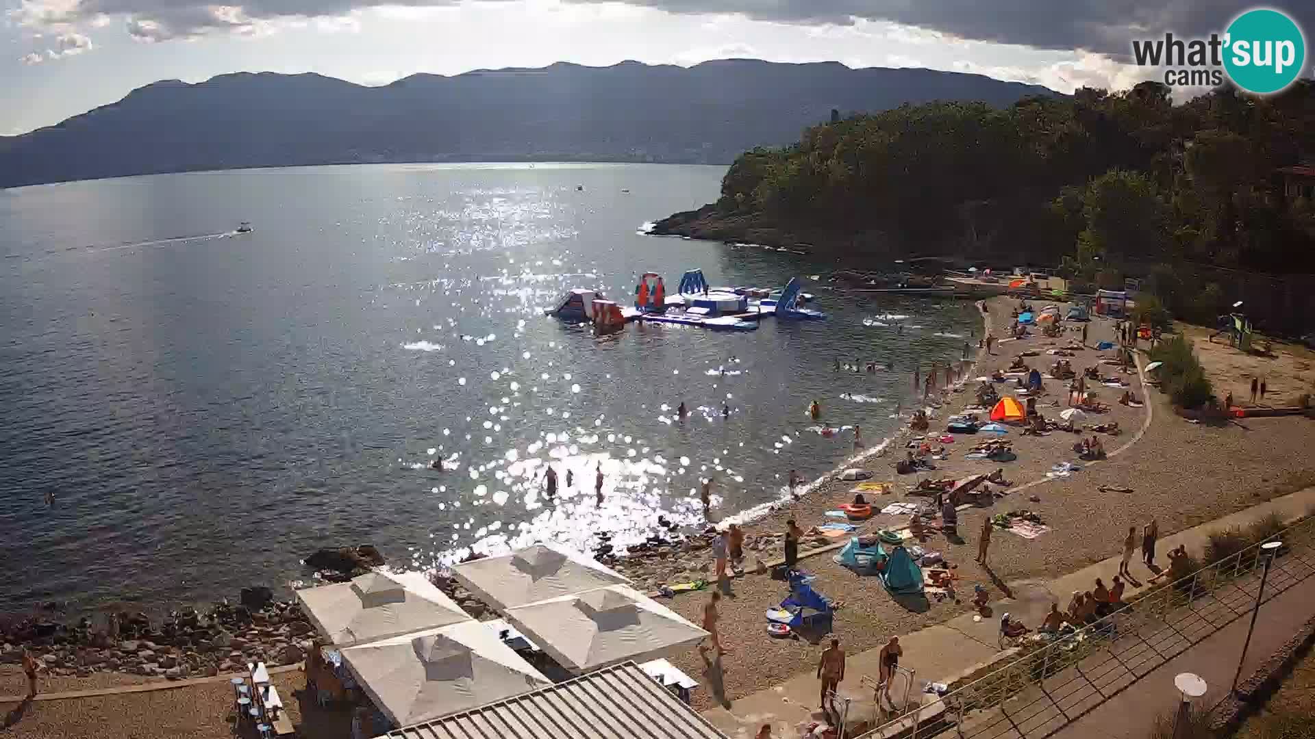 Rijeka web kamera plaža pri Bazenih Kantrida