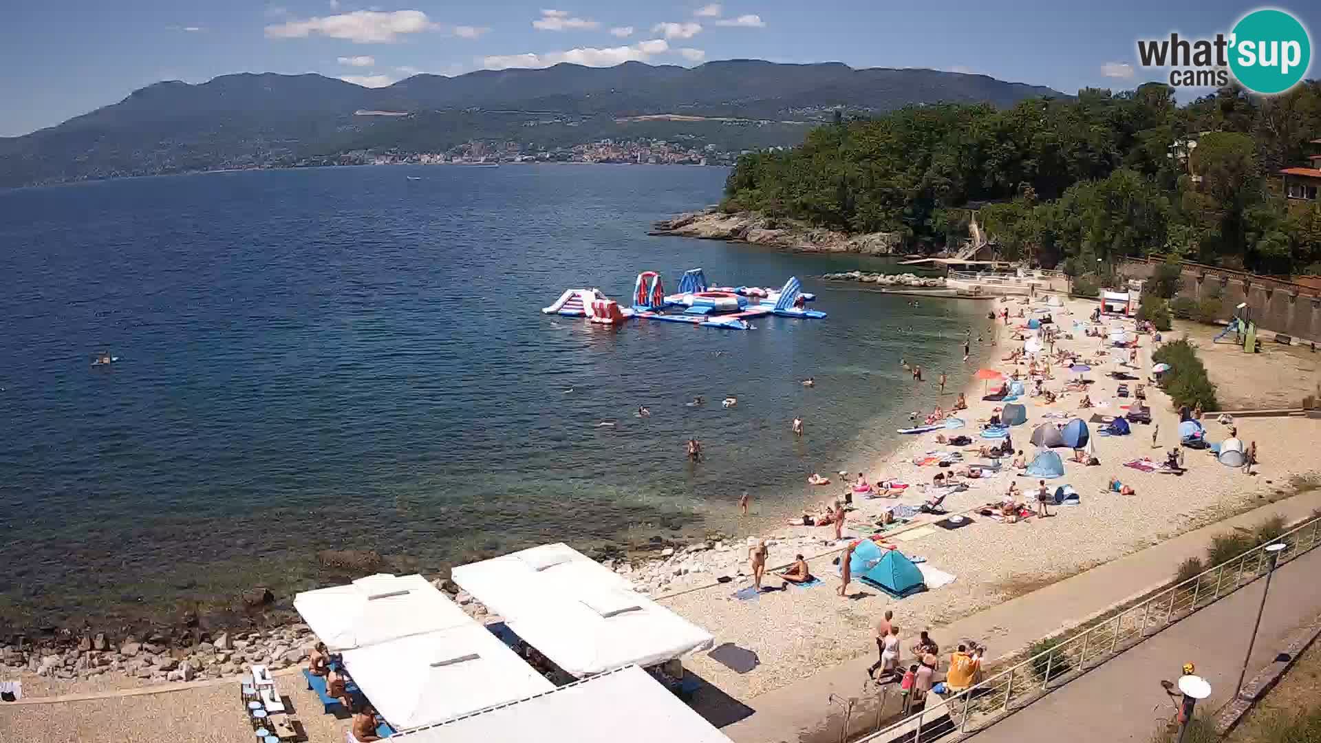 LIVE Webcam Rijeka beach Swimming pools Kantrida