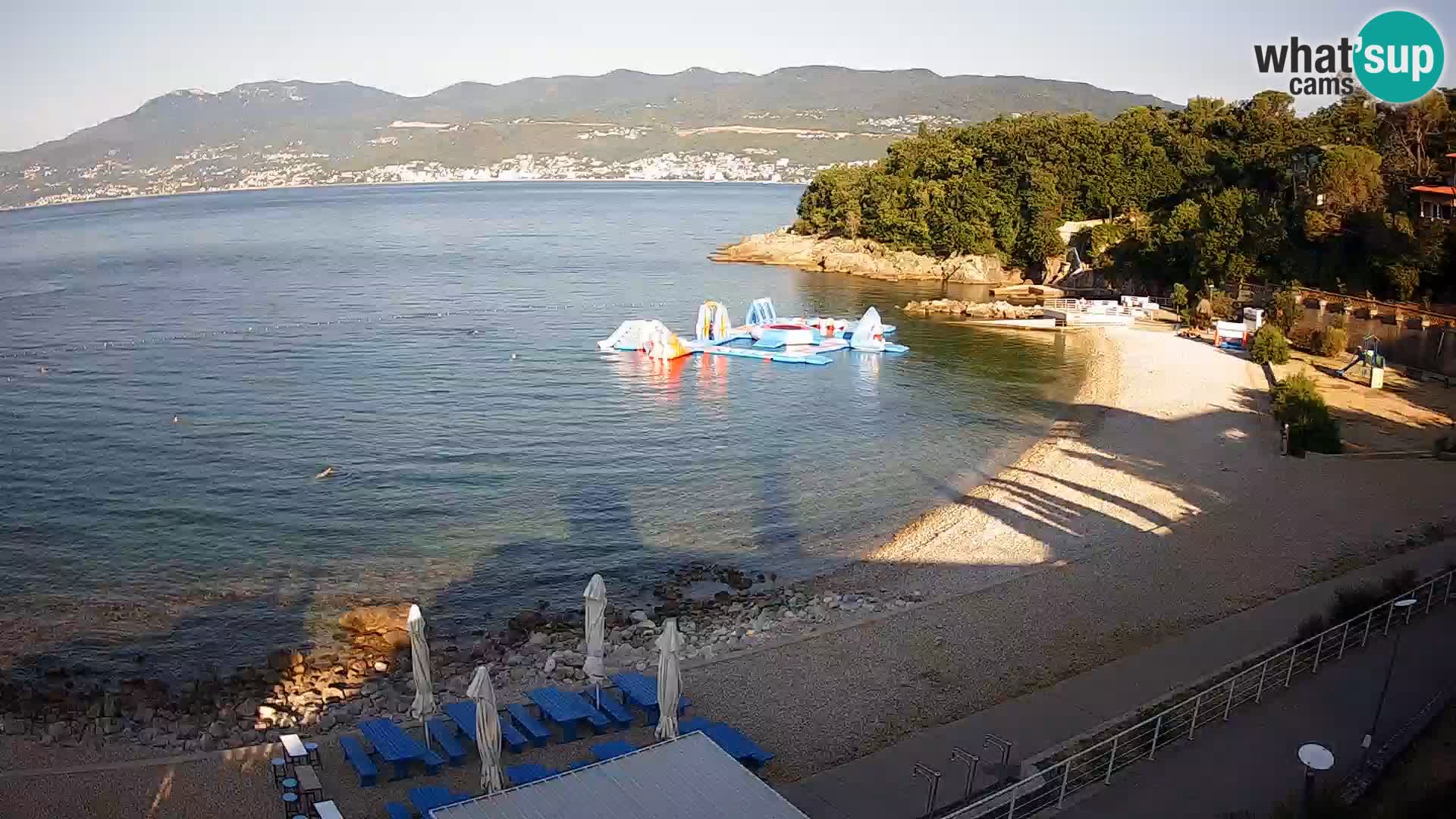 LIVE Webcam Rijeka beach Swimming pools Kantrida