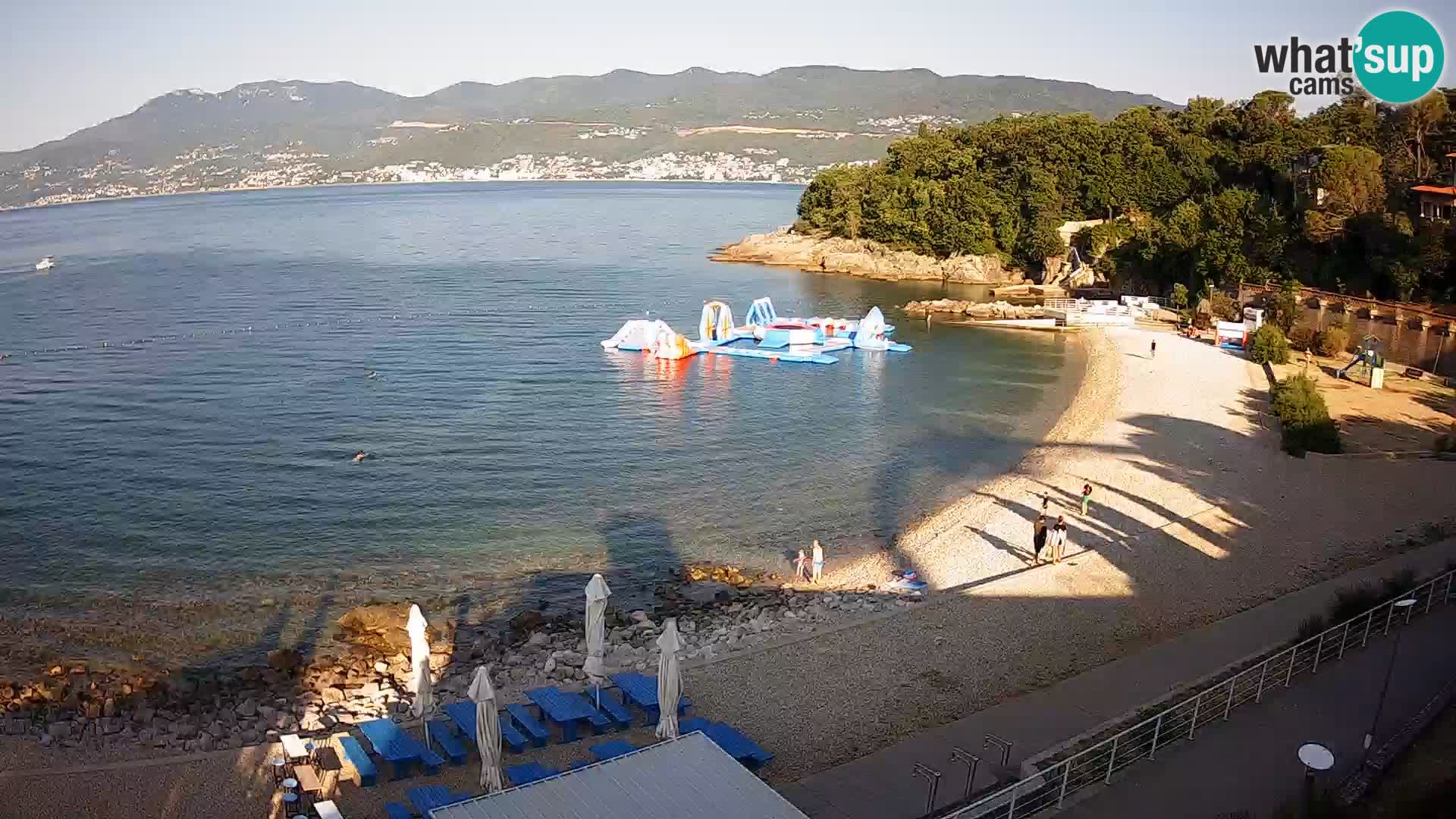 Reka Spletna kamera  plaža pri Bazenih Kantrida