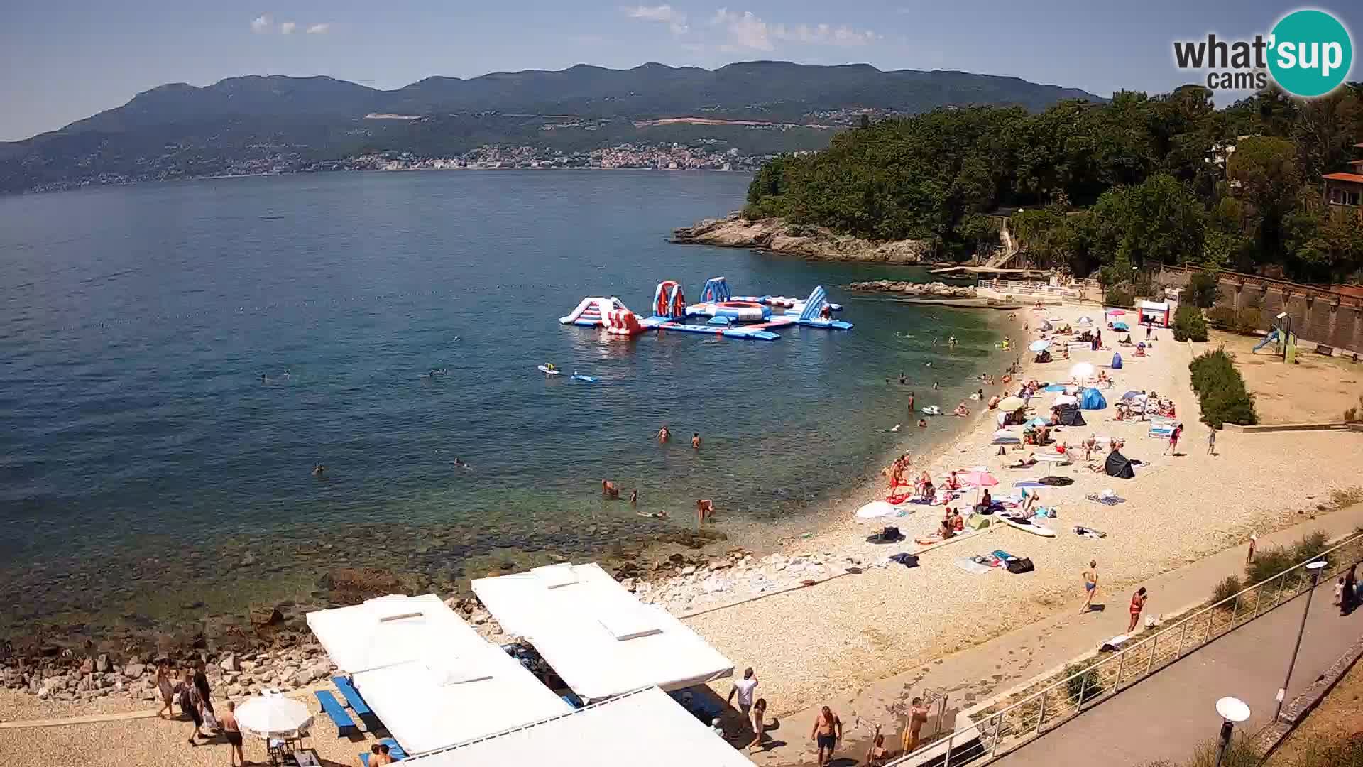 LIVE Webcam Rijeka beach Swimming pools Kantrida