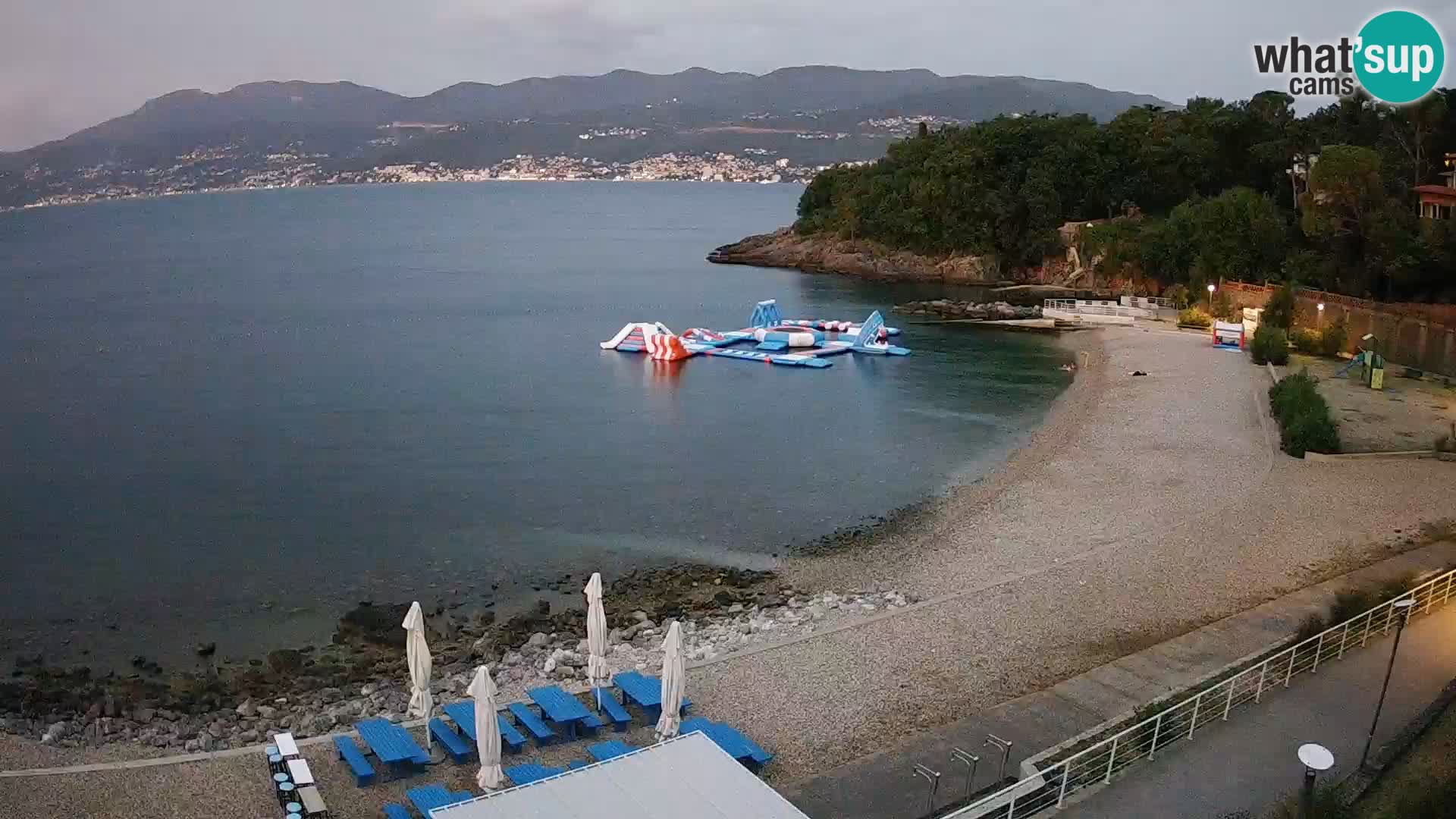 LIVE Webcam Rijeka beach Swimming pools Kantrida
