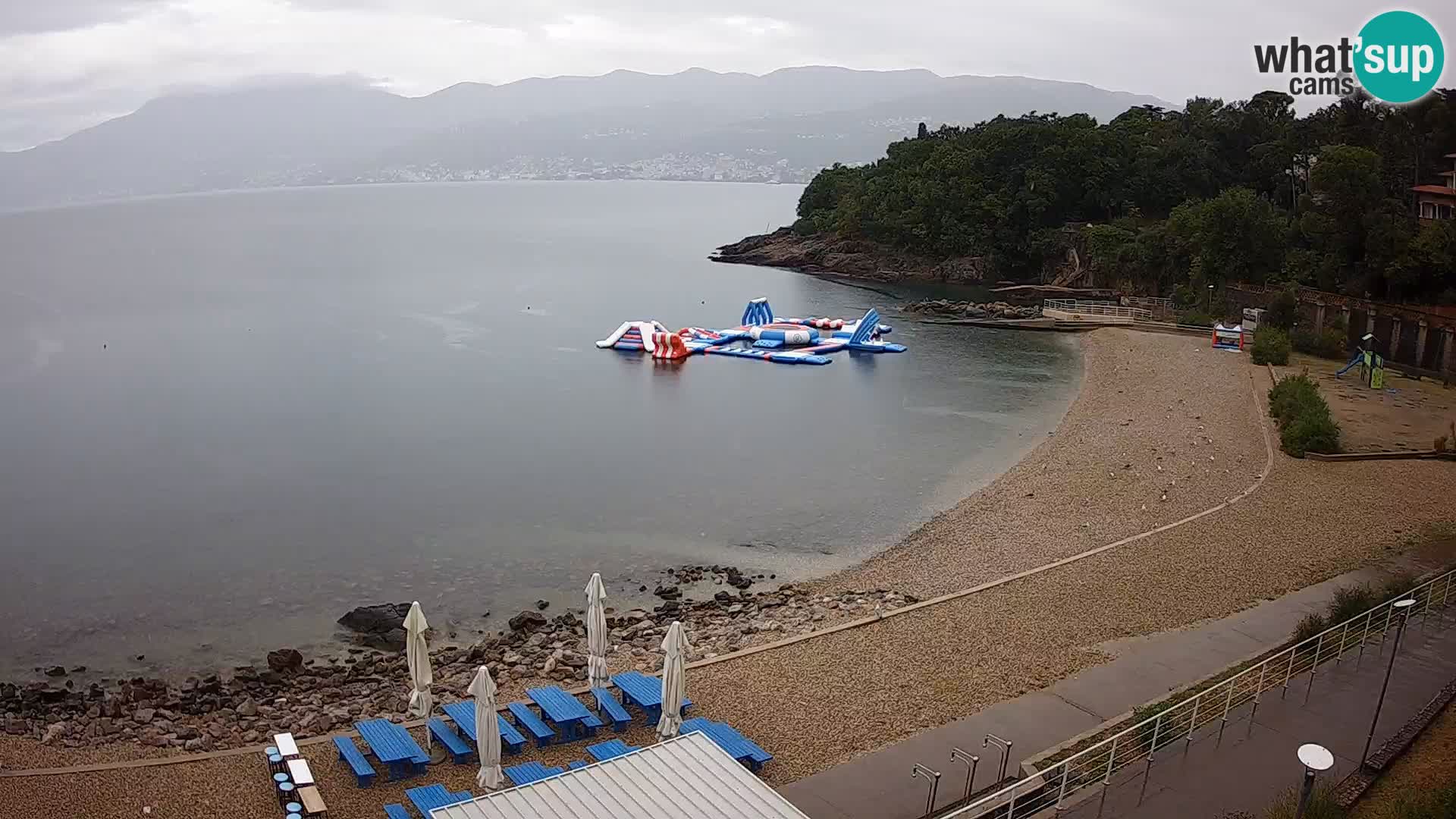 LIVE Webcam Rijeka beach Swimming pools Kantrida