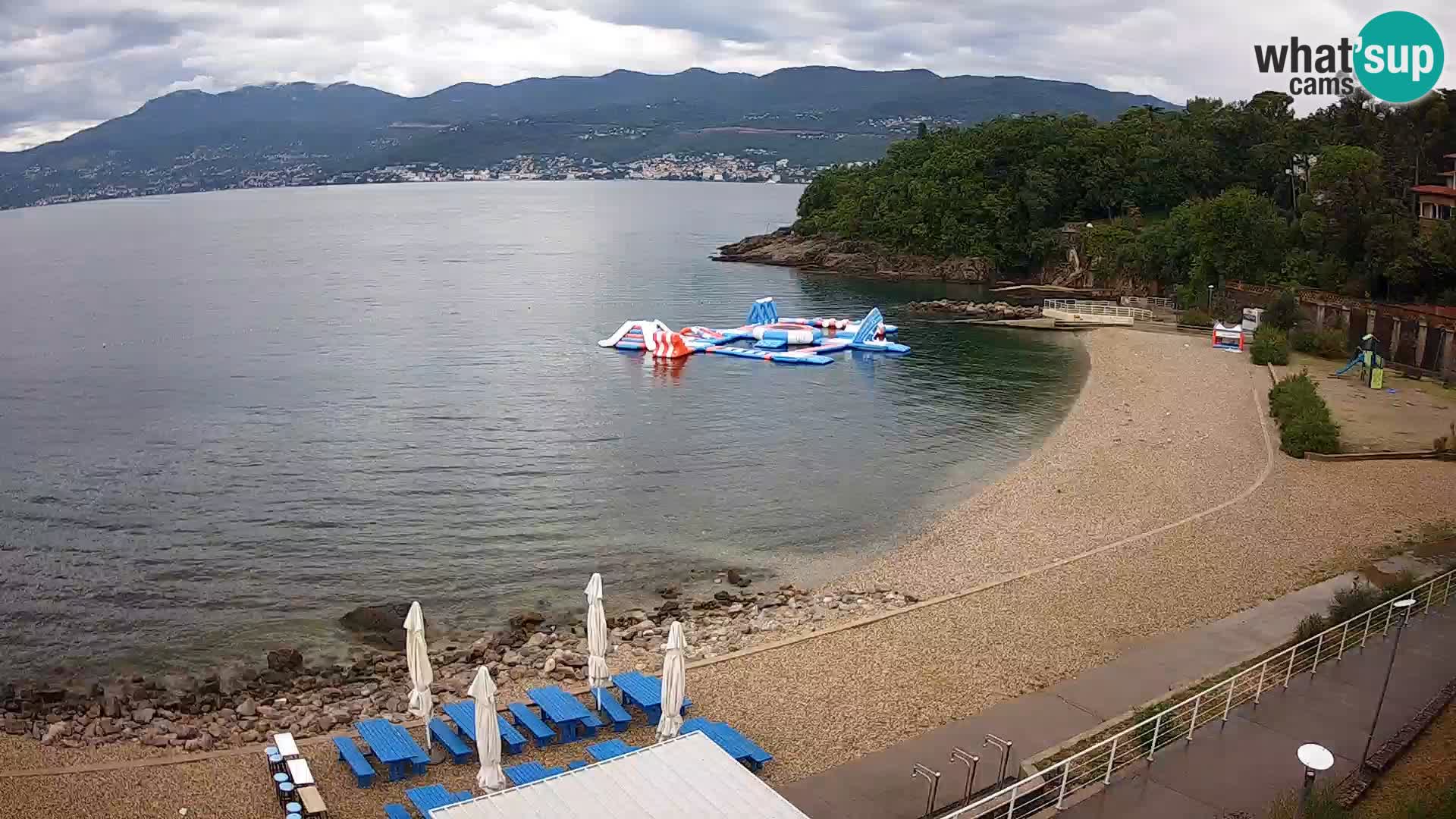 LIVE Webcam Rijeka beach Swimming pools Kantrida