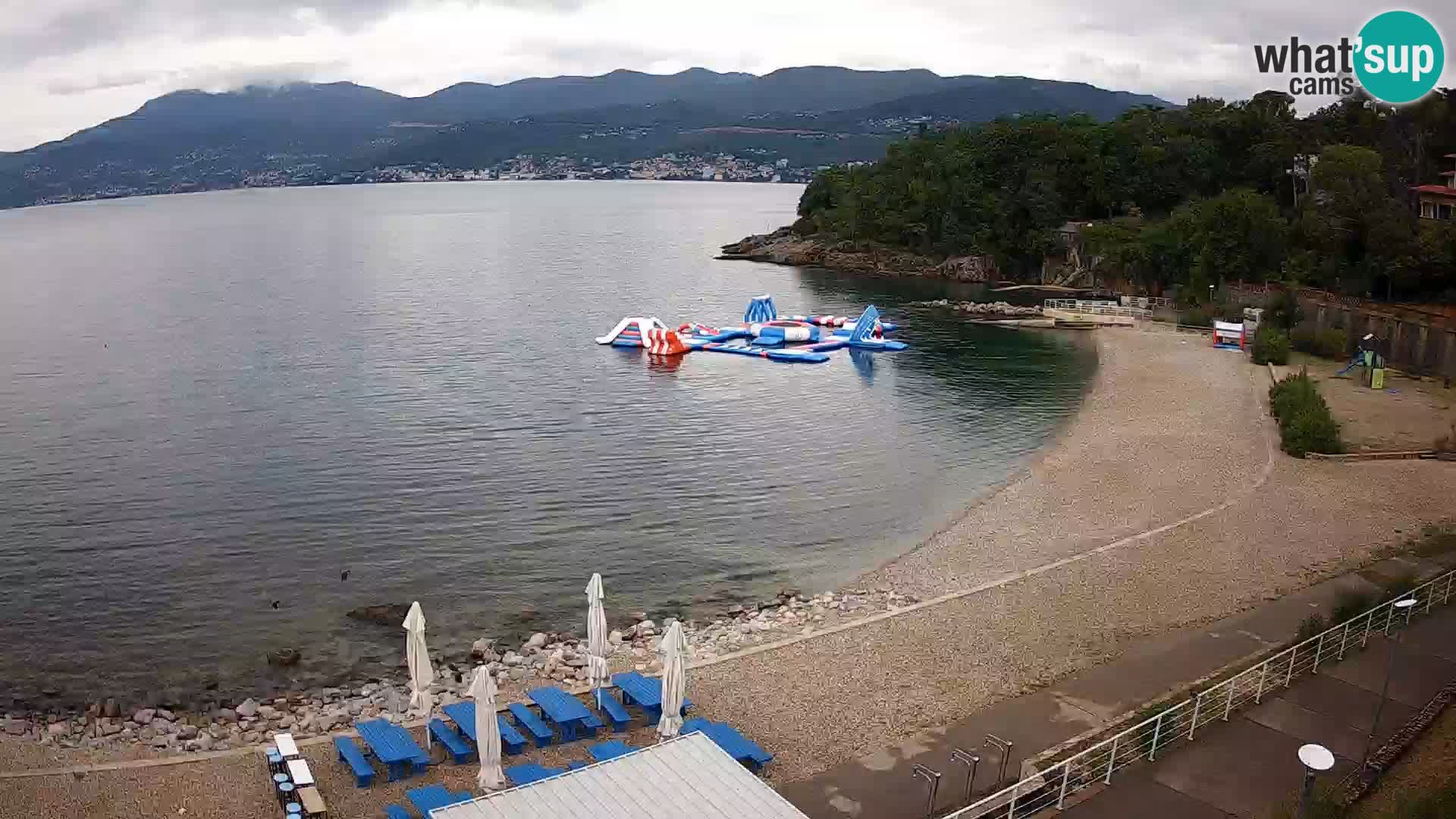 LIVE Webcam Rijeka beach Swimming pools Kantrida