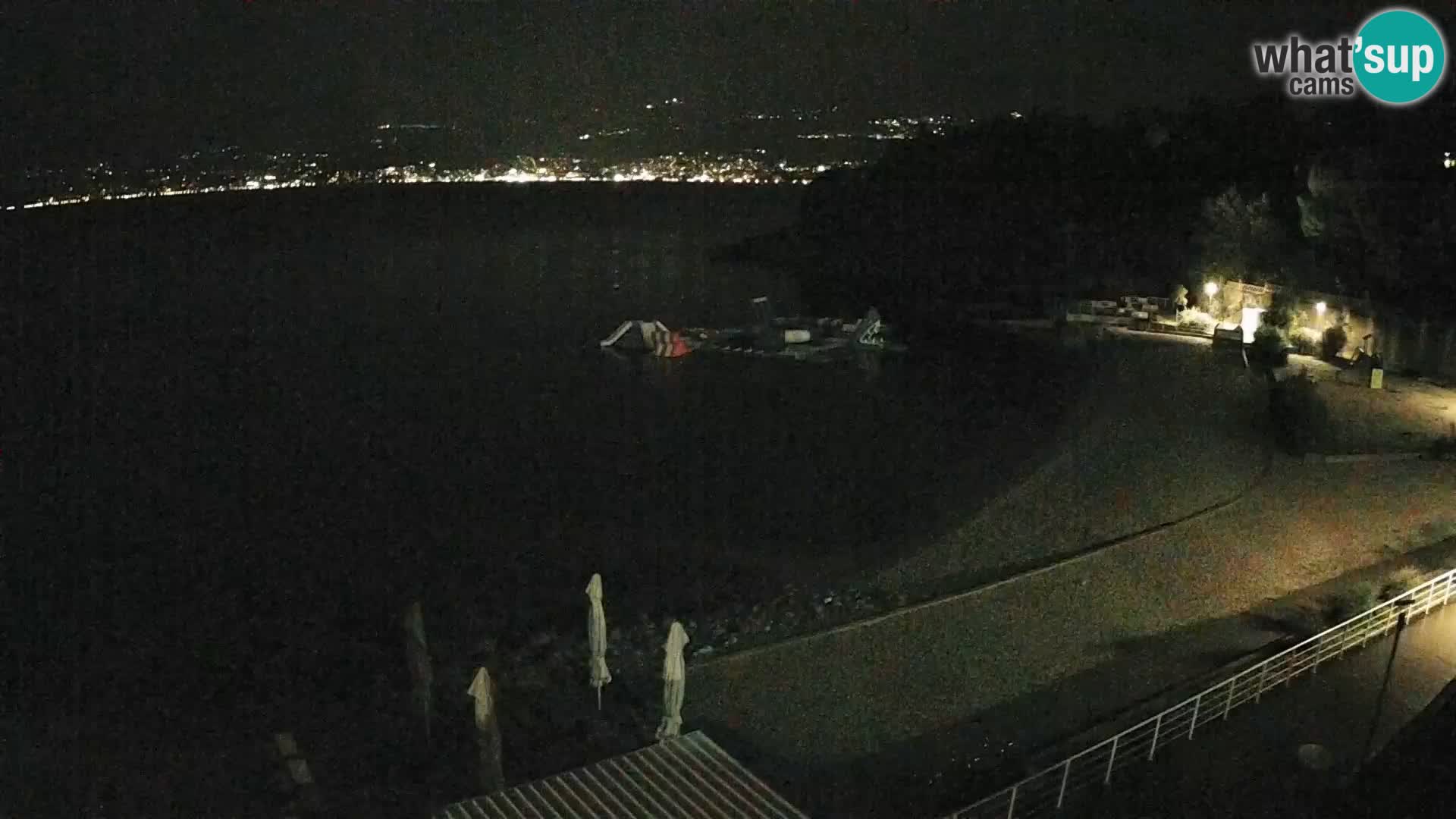 Reka Spletna kamera  plaža pri Bazenih Kantrida