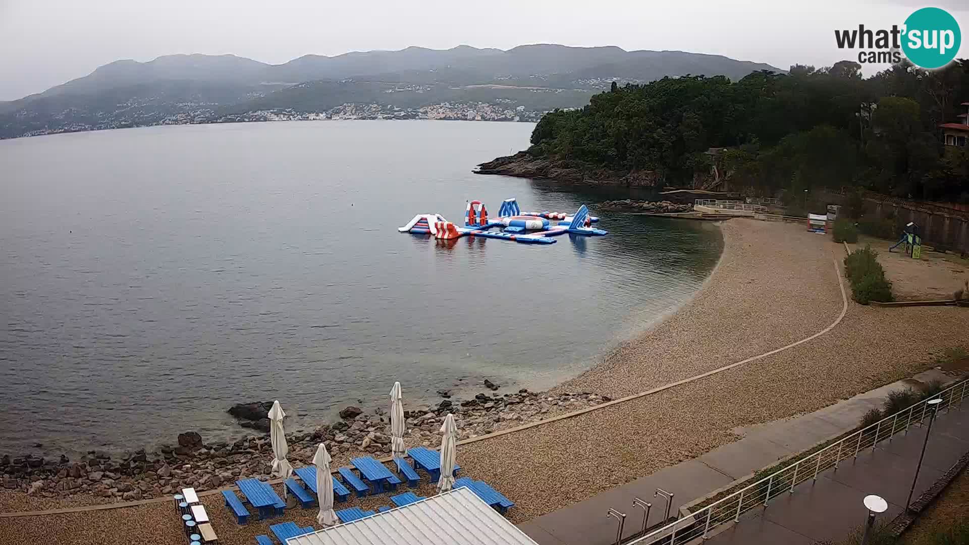Rijeka web kamera plaža pri Bazenih Kantrida