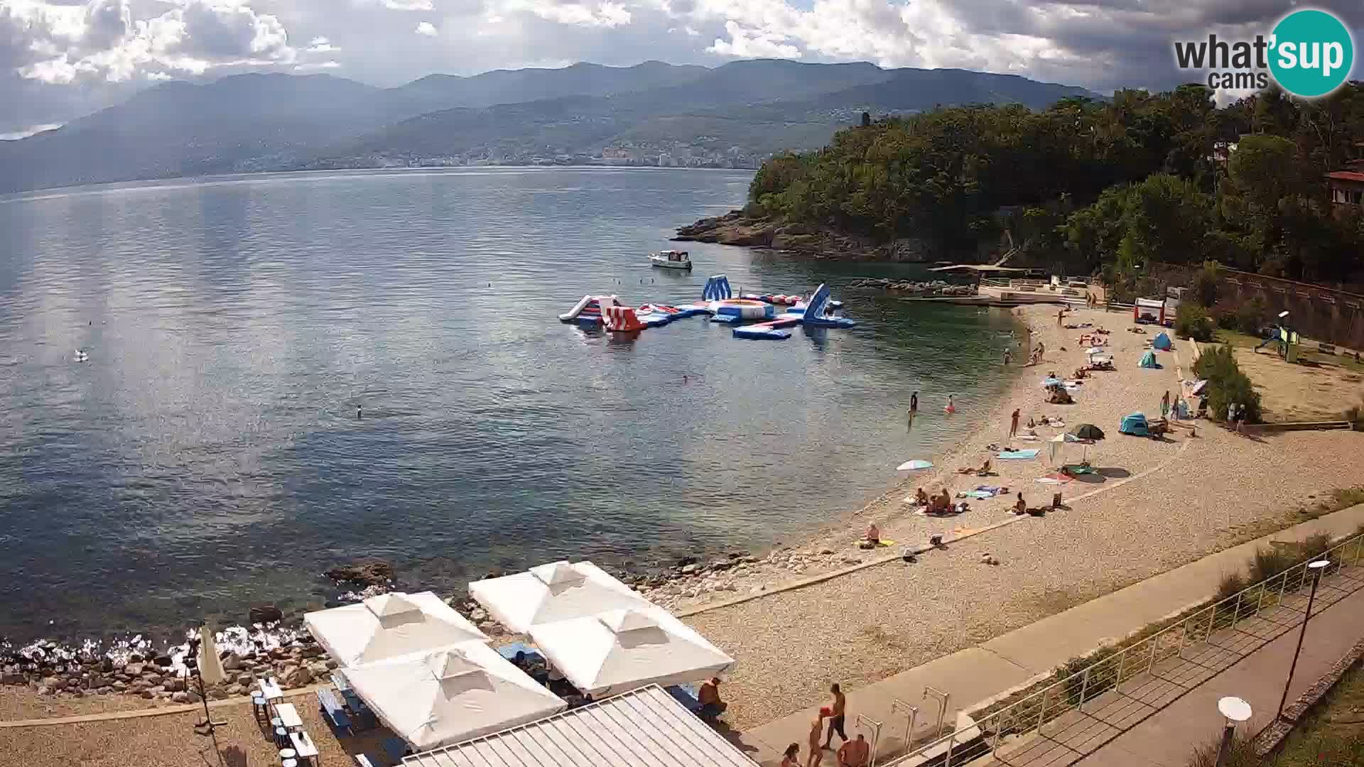 Rijeka web kamera plaža pri Bazenih Kantrida