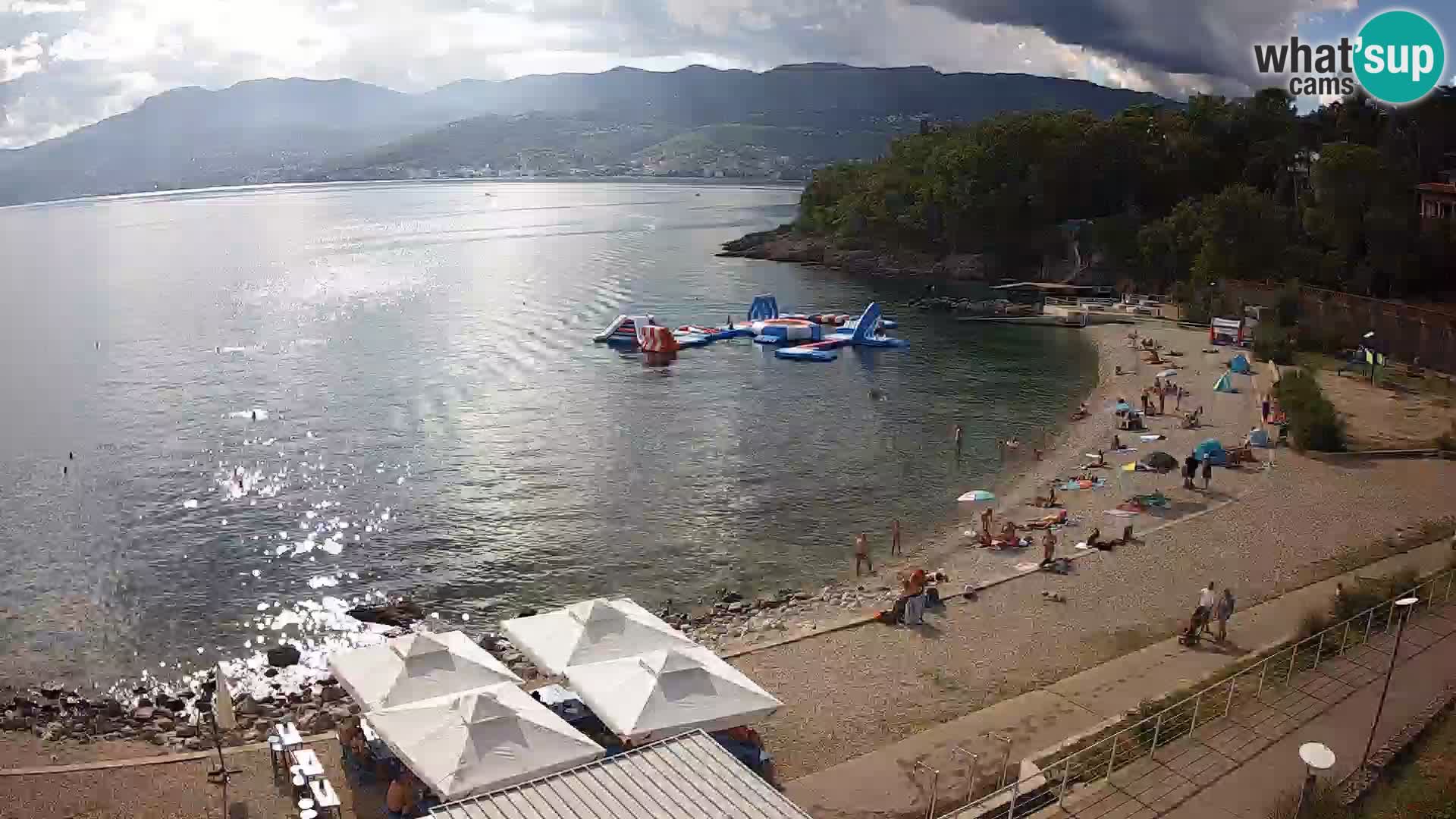 Reka Spletna kamera  plaža pri Bazenih Kantrida