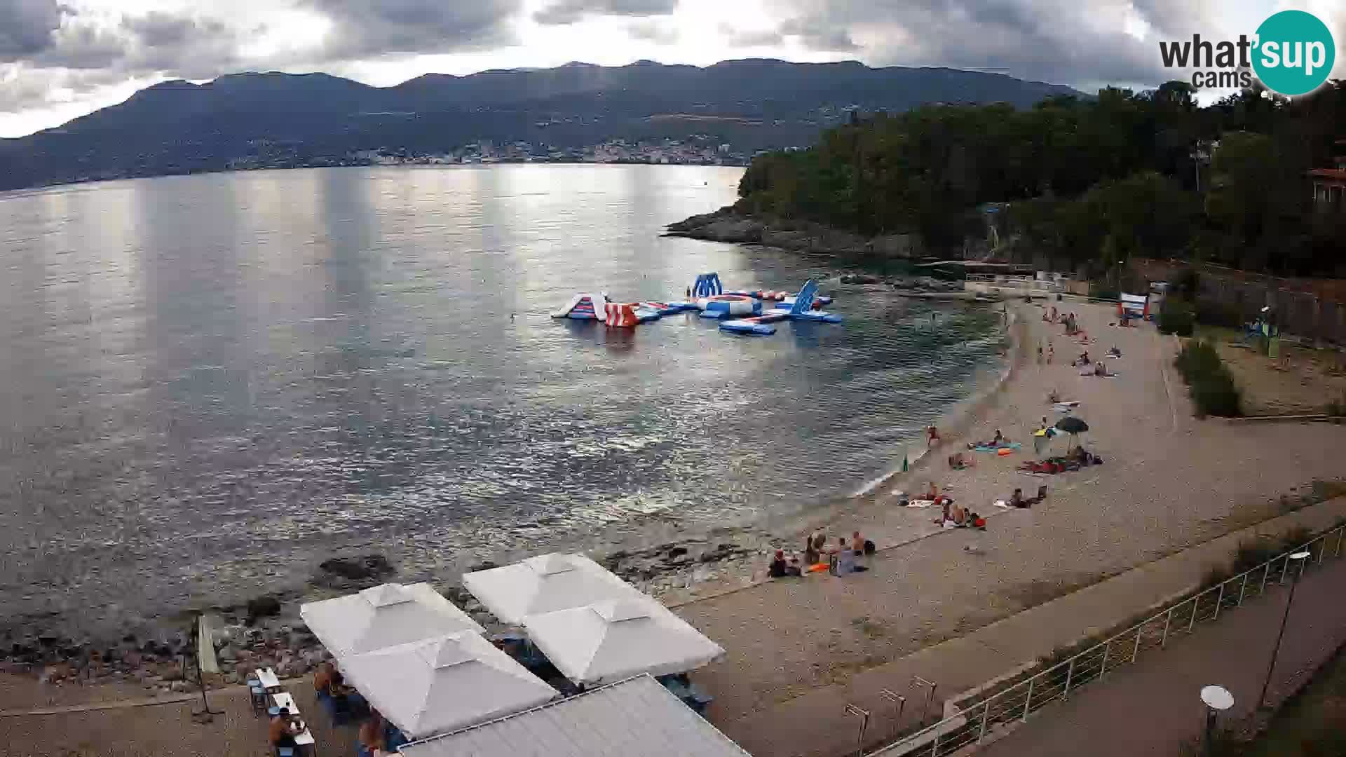 Rijeka web kamera plaža pri Bazenih Kantrida