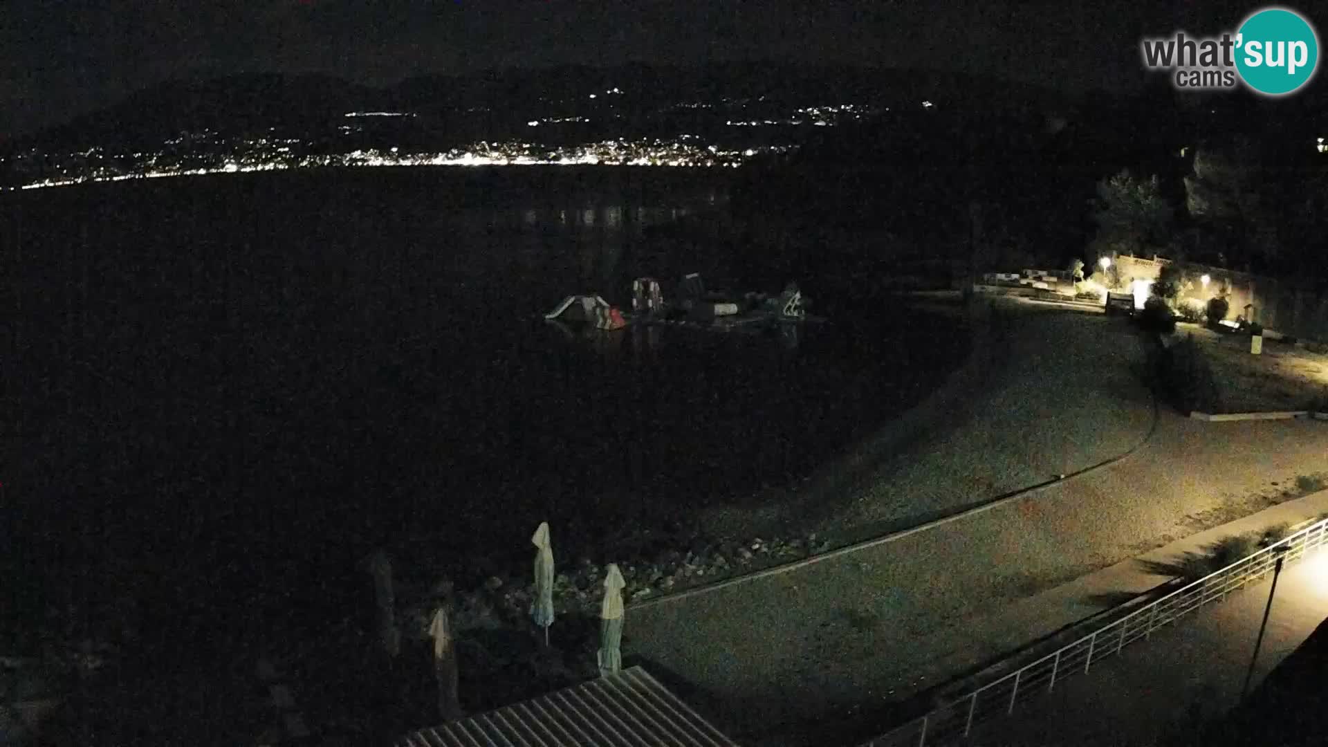 Reka Spletna kamera  plaža pri Bazenih Kantrida