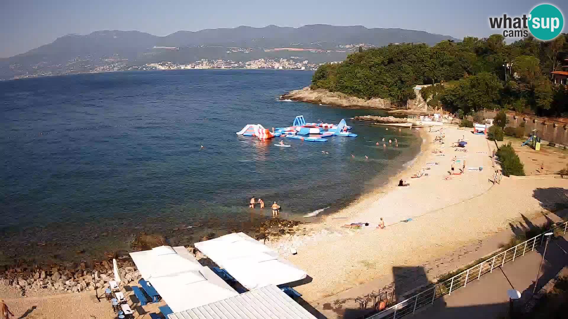 Rijeka web kamera plaža pri Bazenih Kantrida