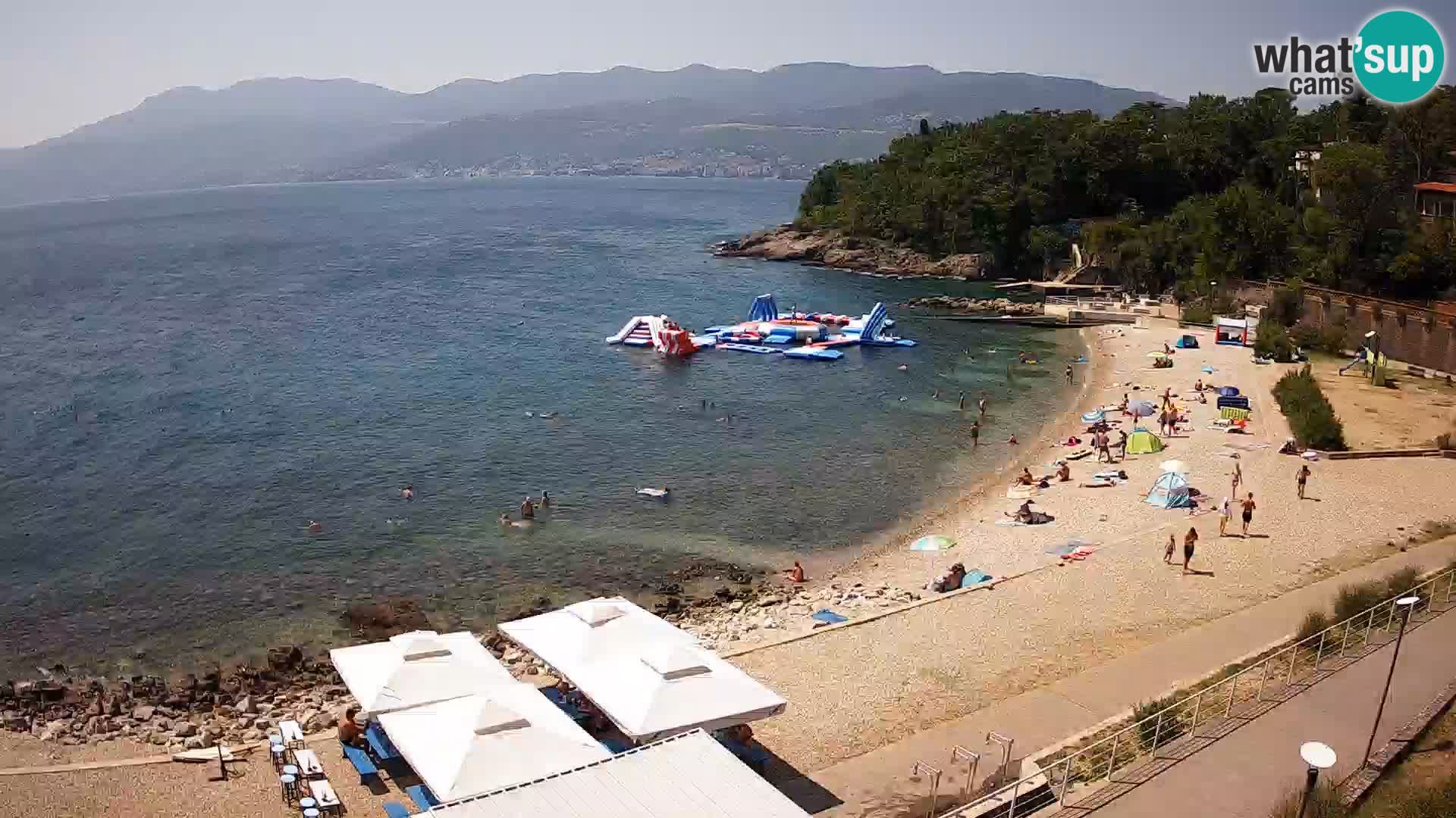 Reka Spletna kamera  plaža pri Bazenih Kantrida