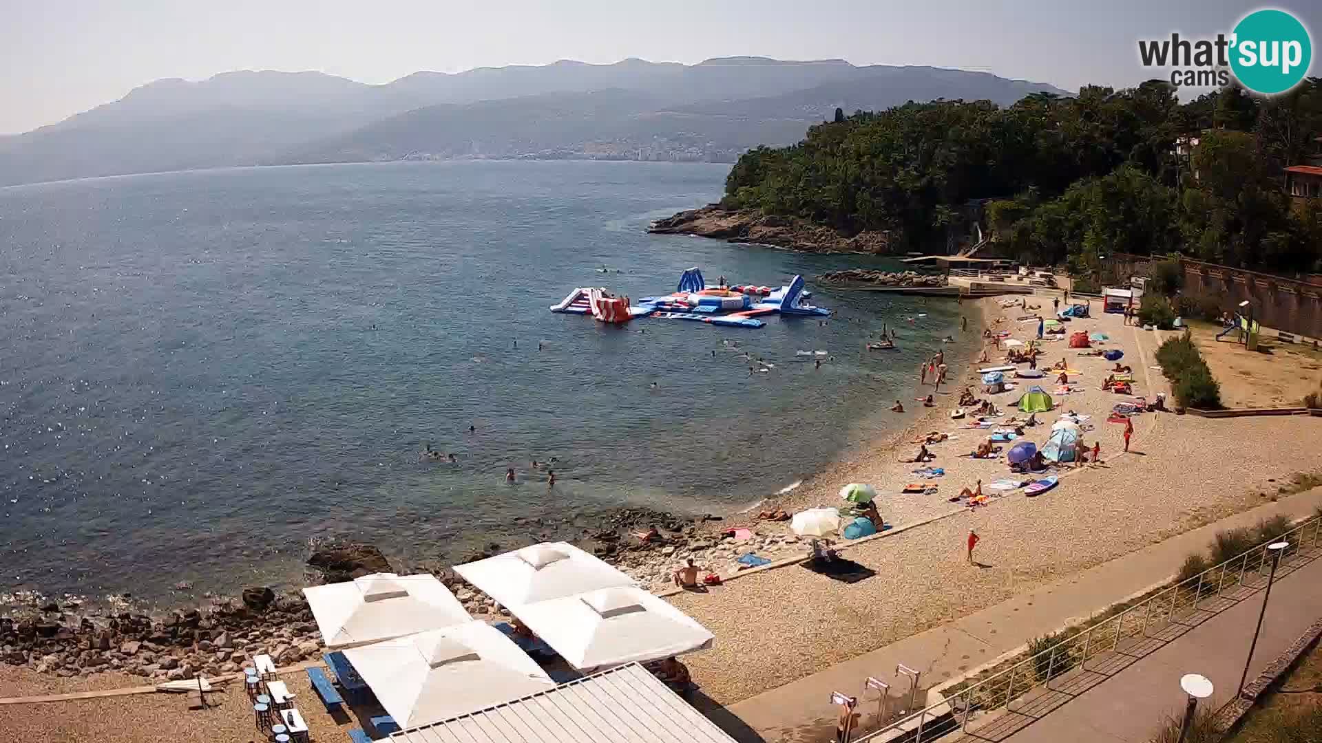 Reka Spletna kamera  plaža pri Bazenih Kantrida