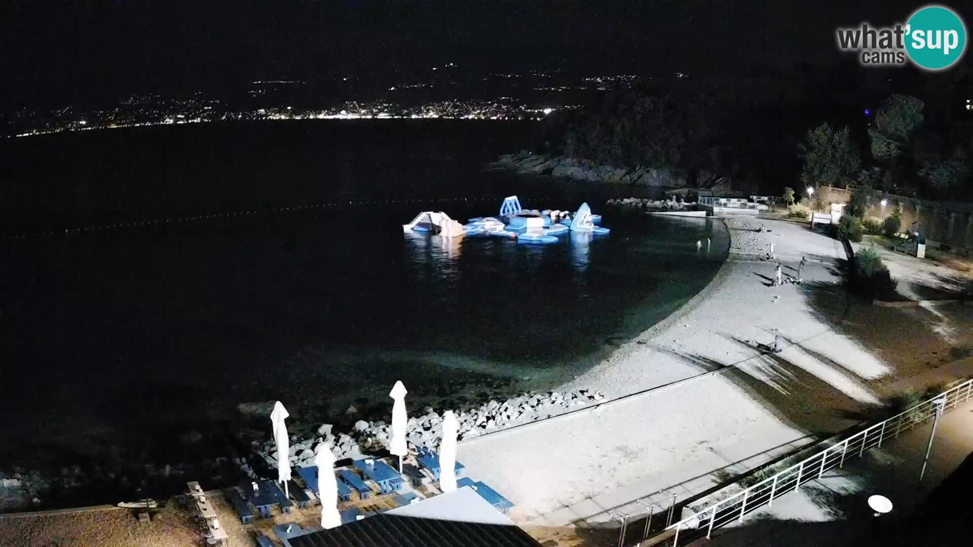 Reka Spletna kamera  plaža pri Bazenih Kantrida
