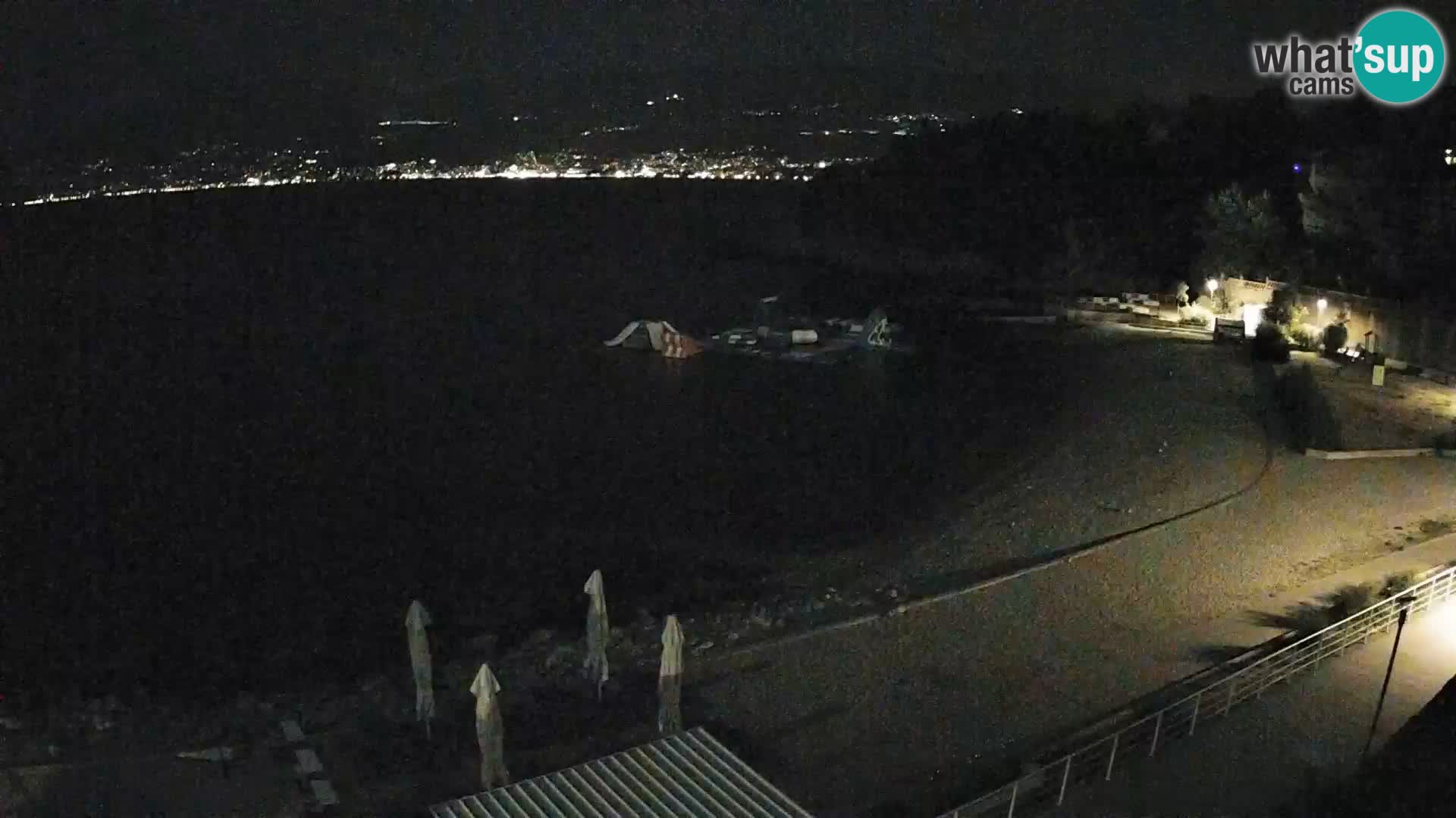 Reka Spletna kamera  plaža pri Bazenih Kantrida