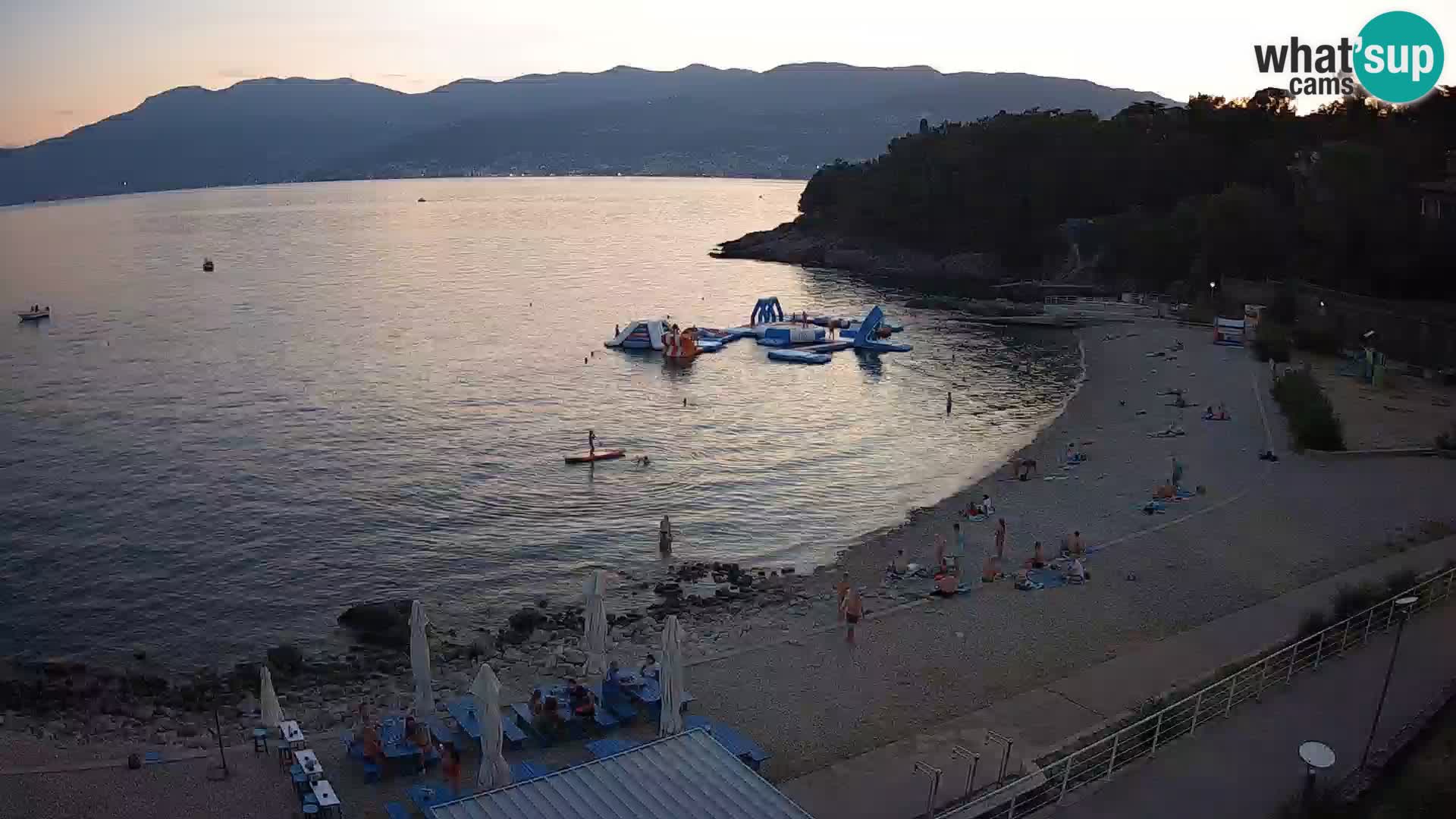 Rijeka web kamera plaža pri Bazenih Kantrida